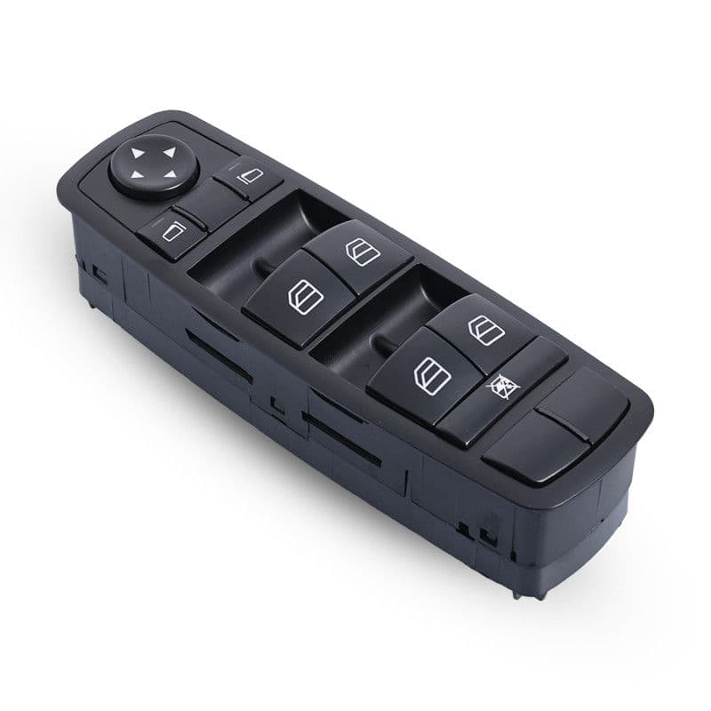 Control Electrico De Elevador Mercedes-Benz Ml W164 2006-2011 3 Pines 7 Teclas Negro Filo Negro Sin Espejos Autoabatibles 12V Manijauto