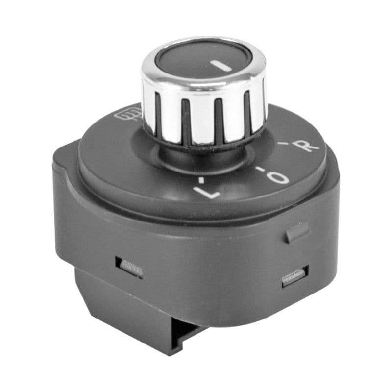 Control Electrico De Espejo Volkswagen Vento 2014-2022 10 Pines Redondo Negro Filo Cromado Con Desempaã±Ante 12V Manijauto