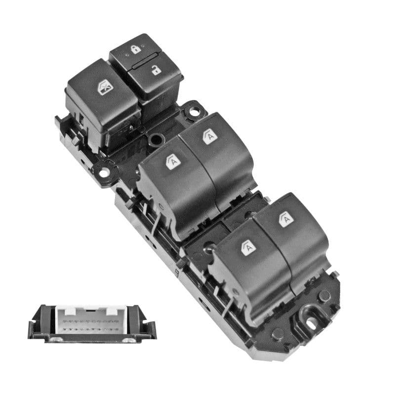 Control Electrico De Elevador Toyota Camry 2018-2020 20 Pines 7 Teclas Negro Filo Negro 12V Izquierdo Delantera Manijauto