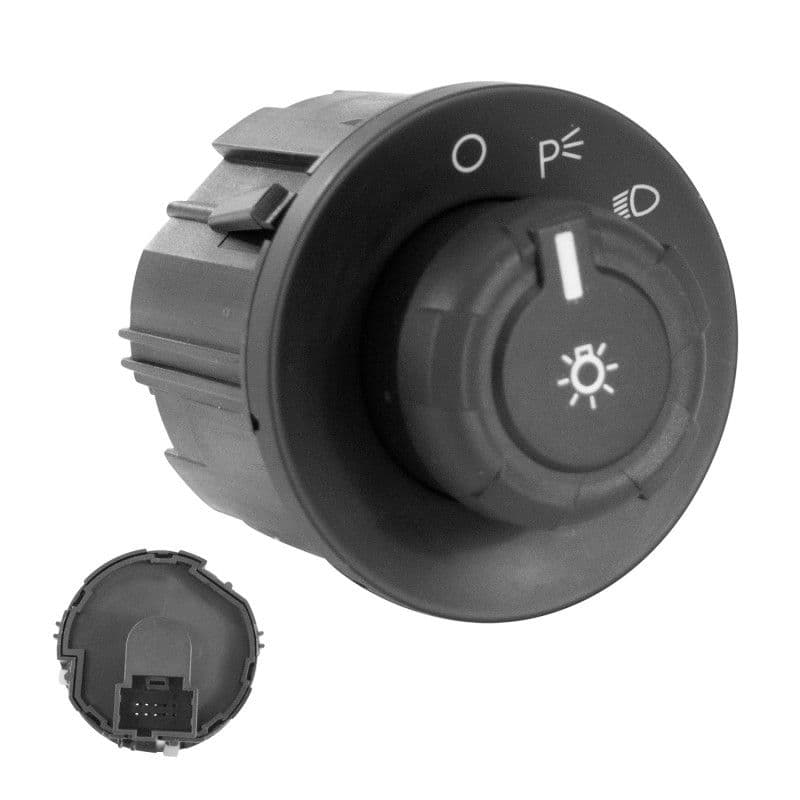 Interruptor Luz De Faro Ford Super Duty 2011-2014 6 Pines Redondo Negro Sin Faro Niebla 12V Manijauto