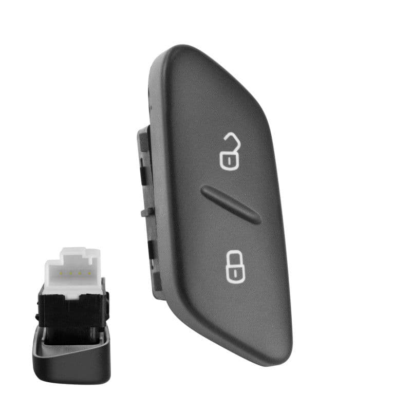 Control Electrico De Seguro Volkswagen Vento 2014-2022 4 Pines Negro 12V Izquierdo Delantera Manijauto