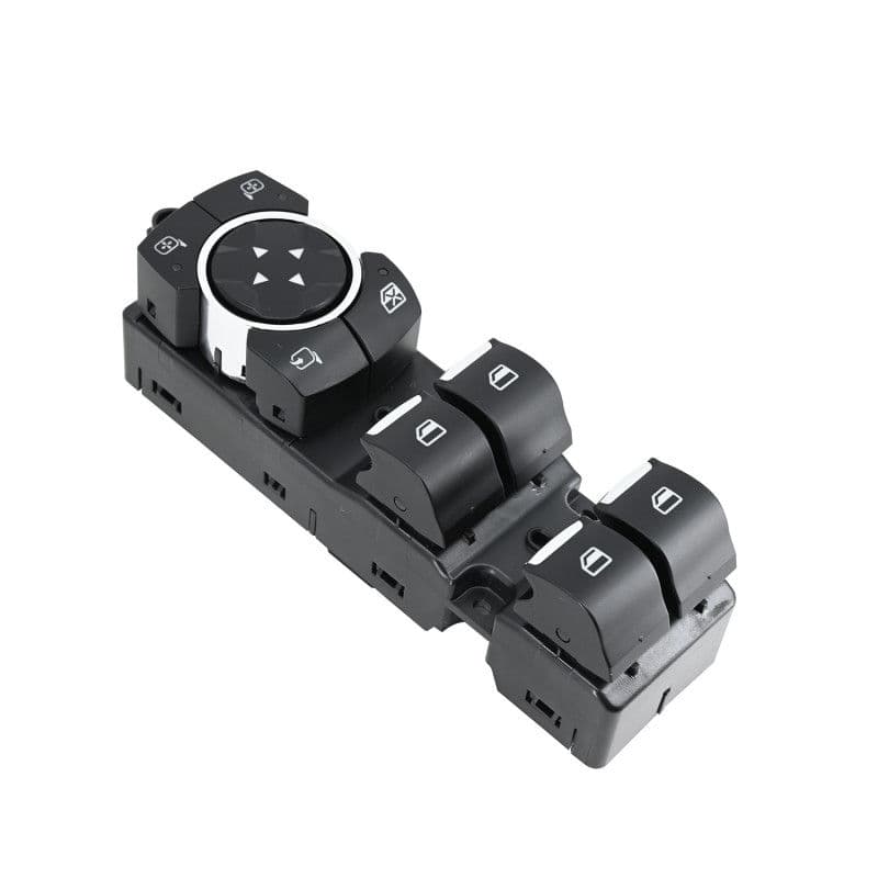 Control Electrico De Elevador Ford F-150 2015-2020 8 Pines 5 Teclas Negro Filo Cromado Para Espejos Autoabatibles 12V Izquierdo Delantera Manijauto