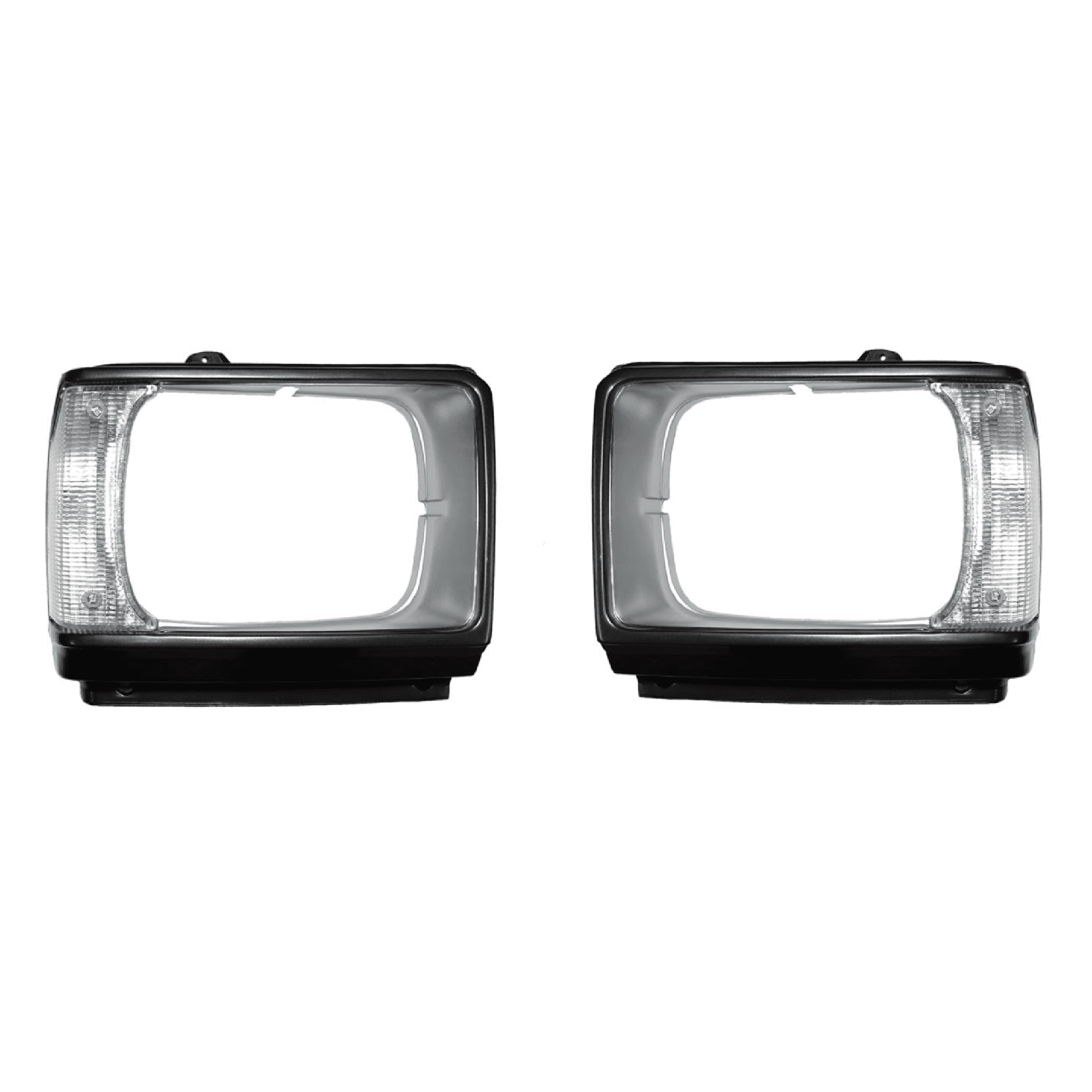 Par Biseles Toyota Pickup 1982-1983 Gris Faro Cuadrado Con Cuarto