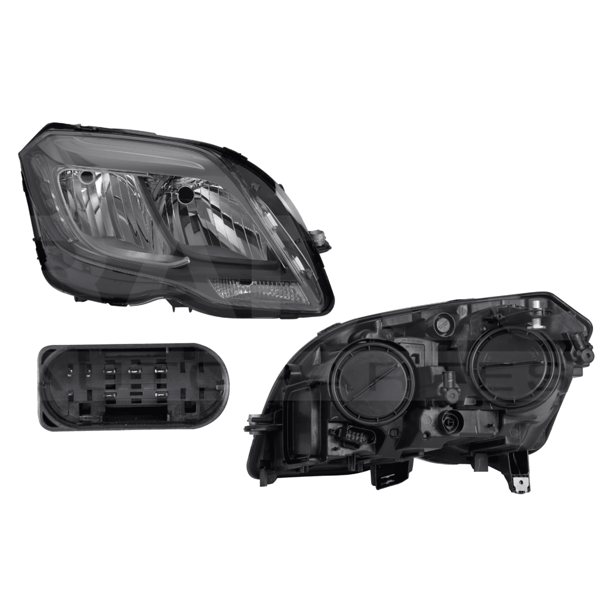 Faro Derecho Mercedes Benz Glk 2013-2015 Electrico Con Motor Sin Foco Depo