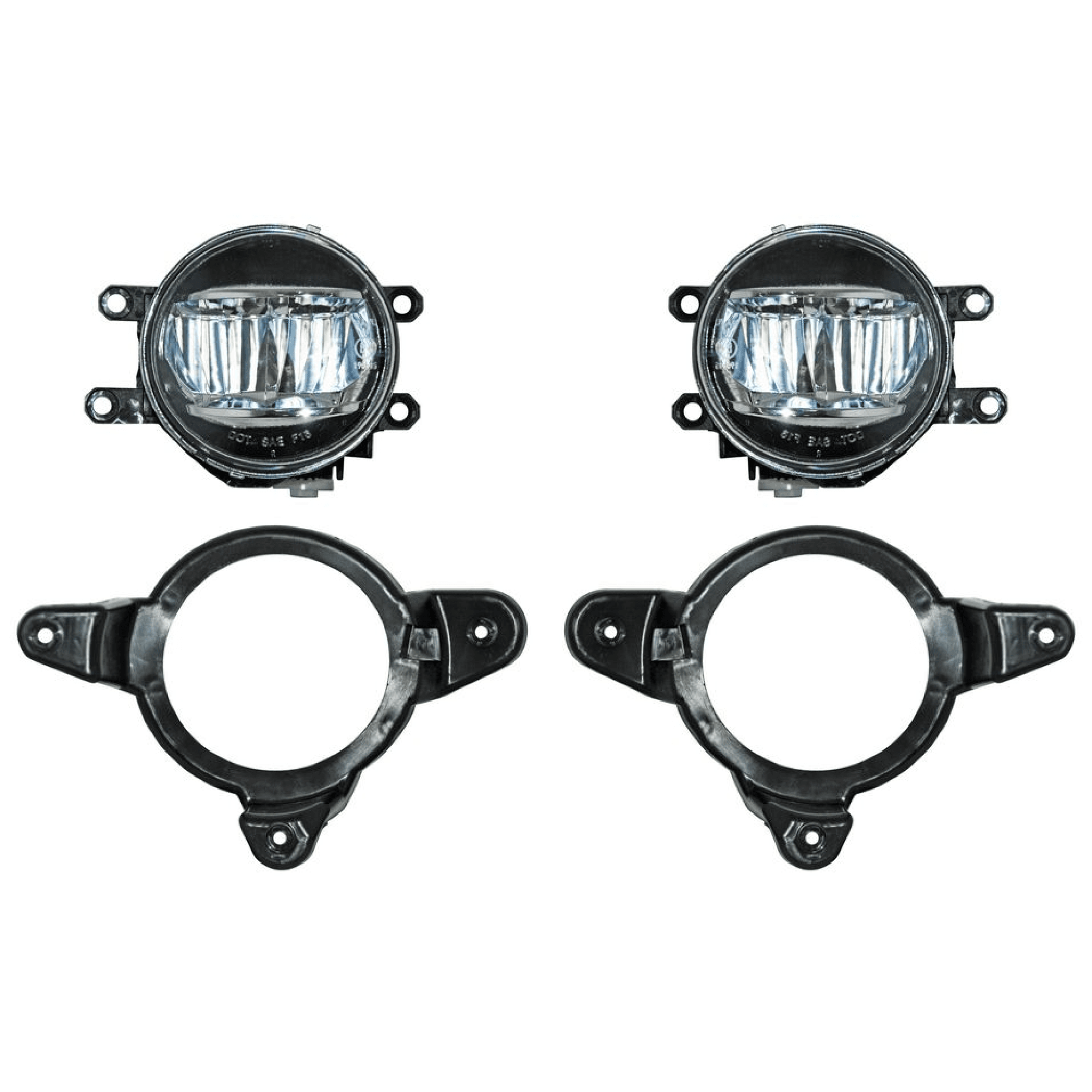 Par Faros Niebla Toyota Chr 2018-2019 Con Bases Leds