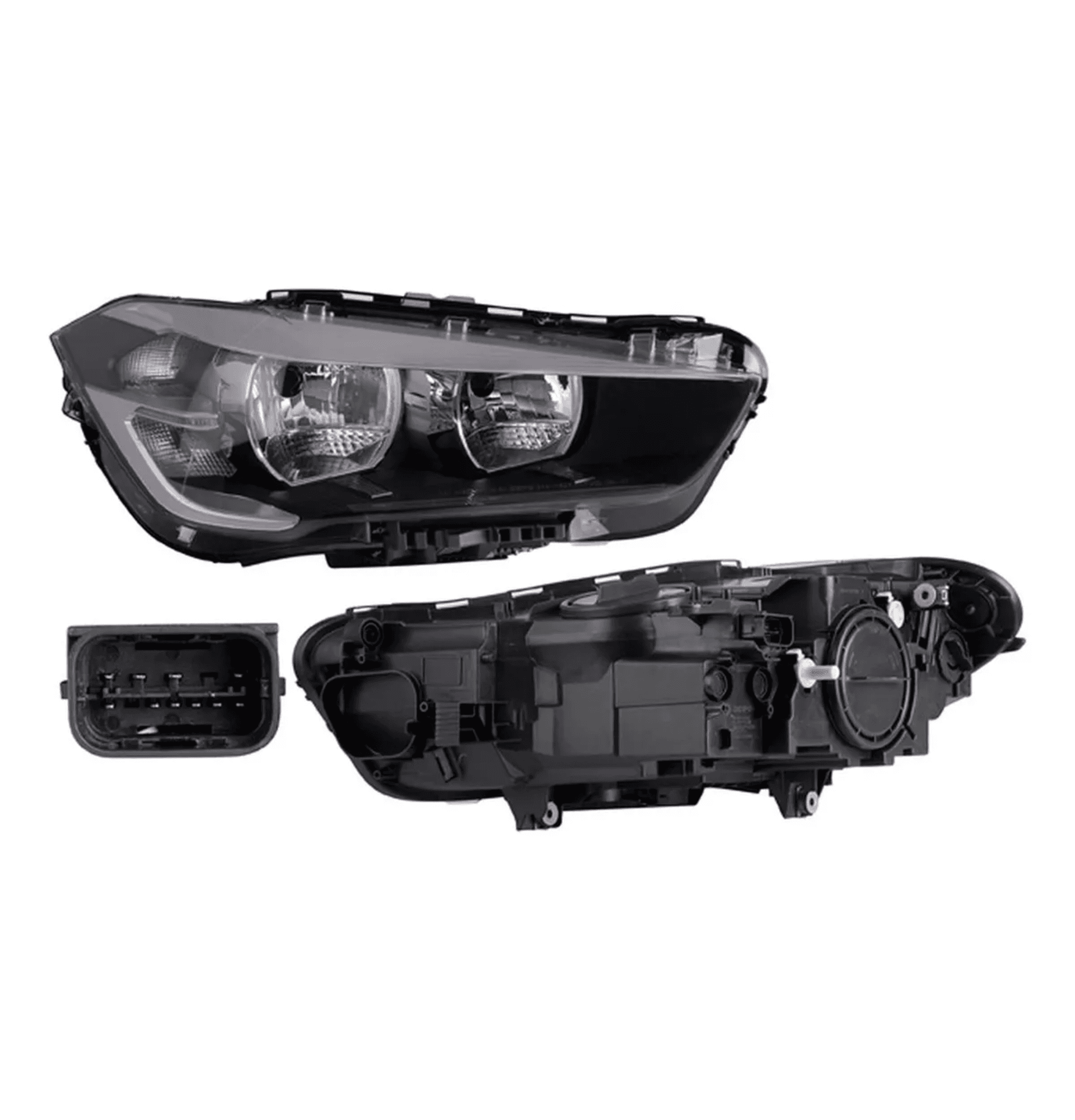 Faro Derecho Bmw X1 2016-2018 Electrico Con Motor Leds Depo