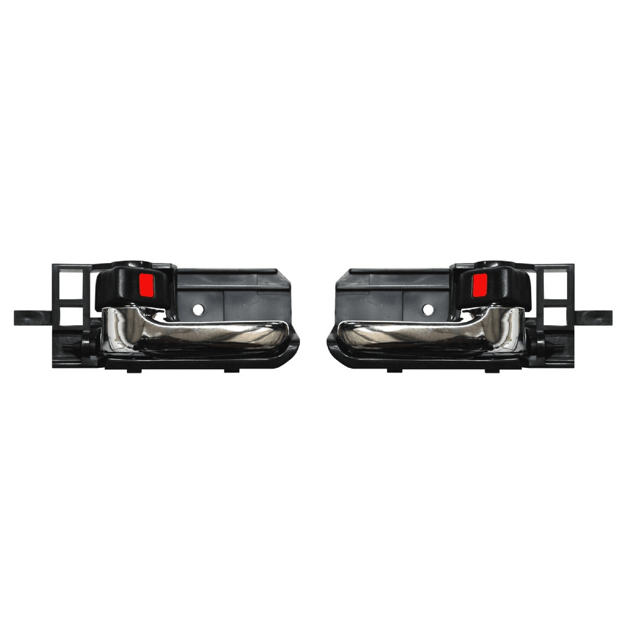 Par Manijas Interiores Toyota Corolla 2003-2008 Negra/Cromada Plastico