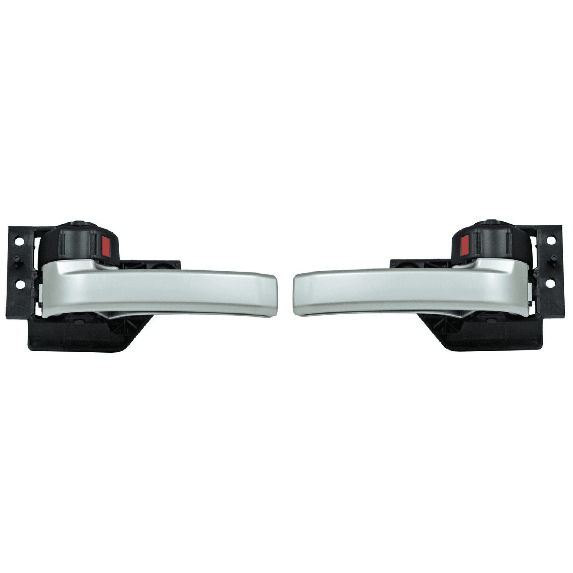 Par Manijas Interiores Toyota Fj Cruiser 2007-2014 Plata/ Negra Delantera Plastico