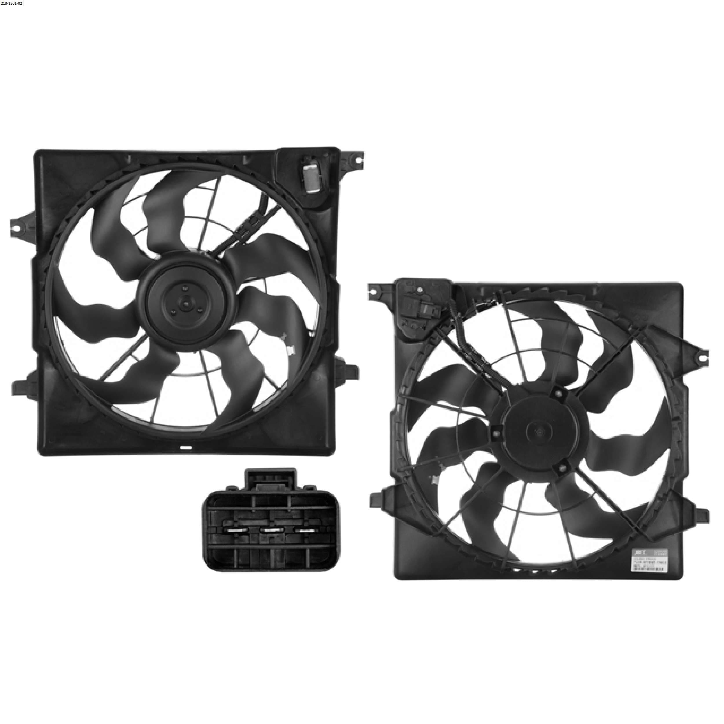 Motoventilador 3 Pines P/Hyundai Tucson 1.6L 2016-2021 / P/Kia Sportage 2016-2022
