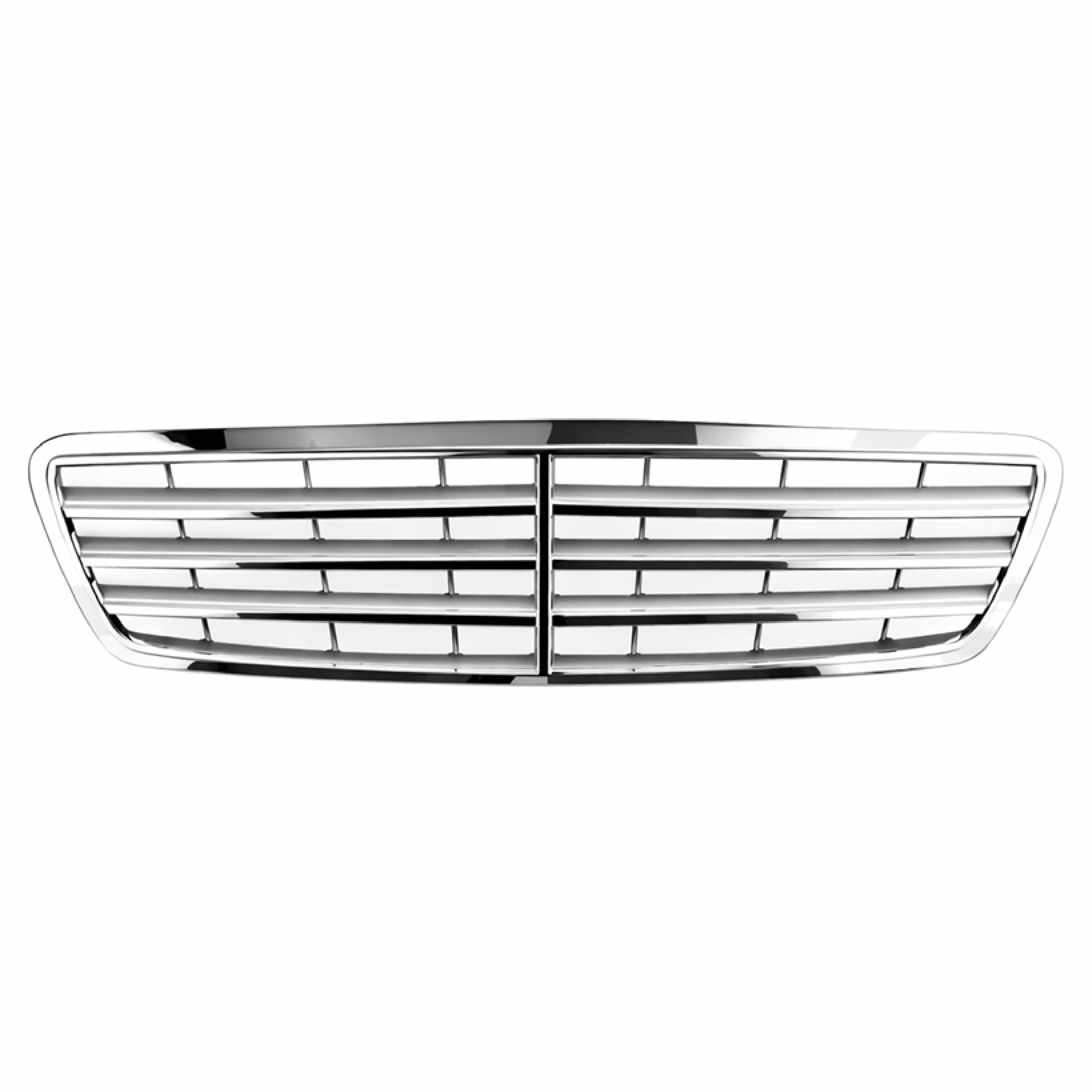Parrilla Gris Cromada Mercedes Benz Clase C 2001-2007