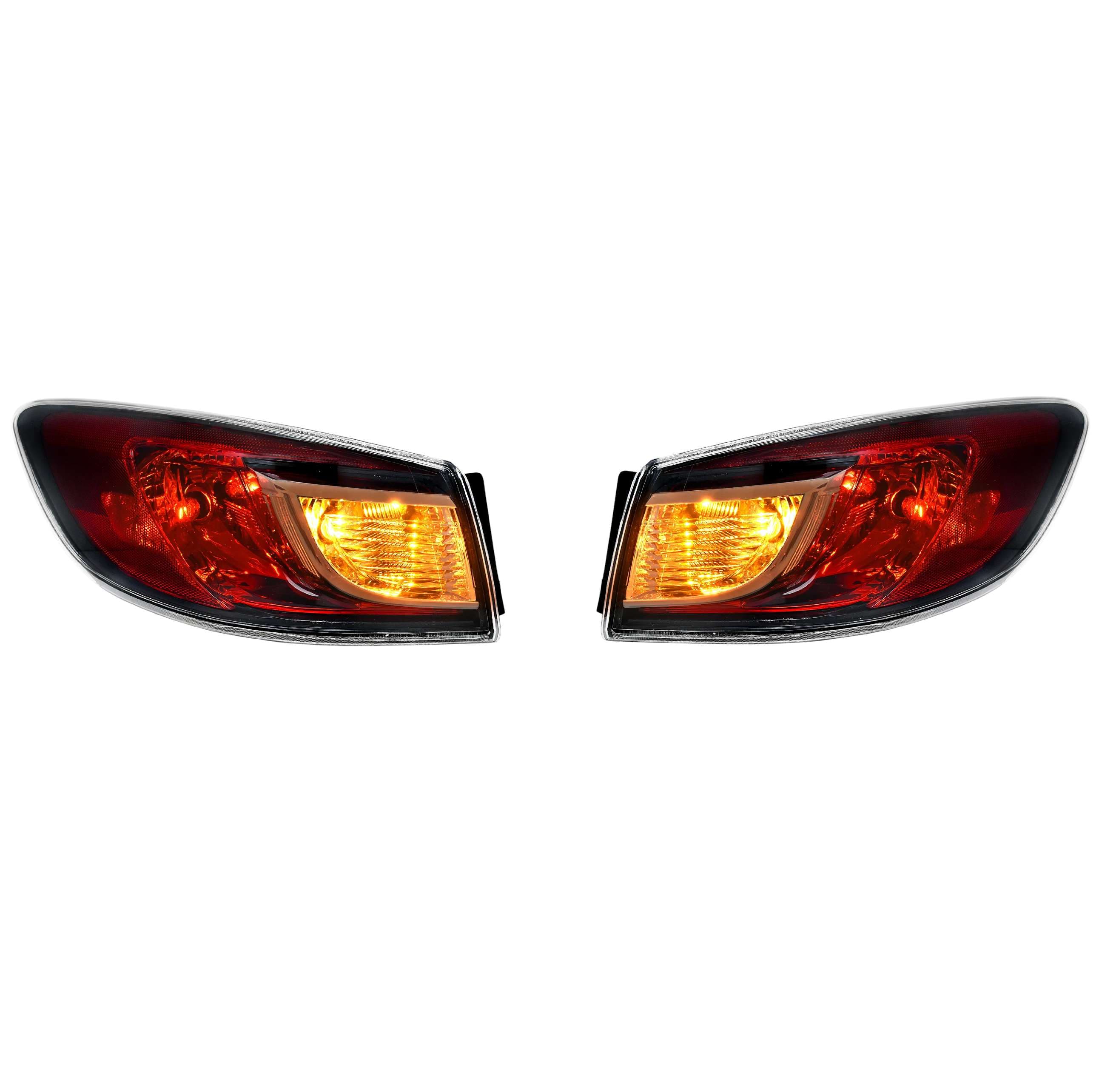 Par Calaveras Exteriores Mazda 3 2010-2013 Con focos