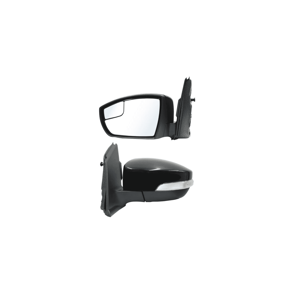 Espejo Ford Escape 2013-2016 Electrico Con Desempañante Con Direccional Con Memoria Para Pintar Con Luz Inferior Con Punto Ciego 12 Pines Izquierdo