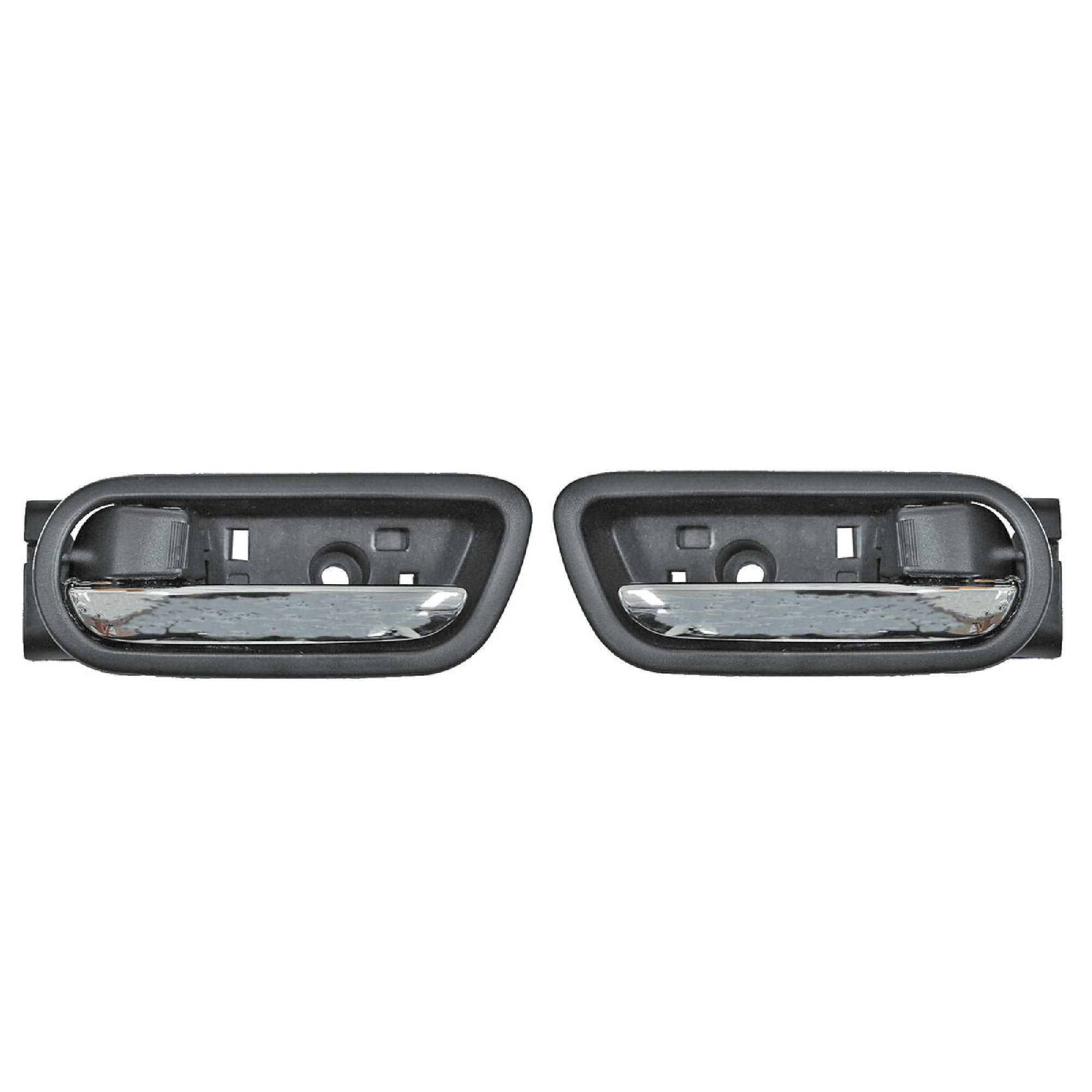 Par Manijas Interiores Mazda Cx9 2007-2015 Plastico Negra/ Cromo Trasera