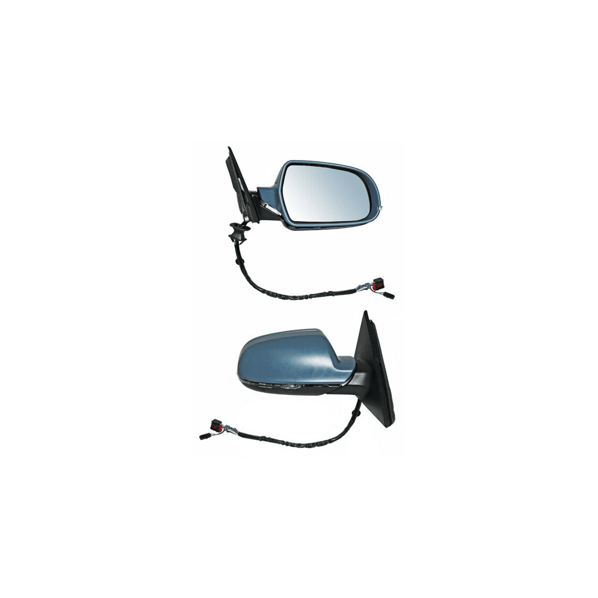 Espejo Audi A4 2010-2016 Electrico Para Pintar Con Desempañante Con Memoria Con Sensor Punto Ciego Con Direccional Autoabatible Derecho