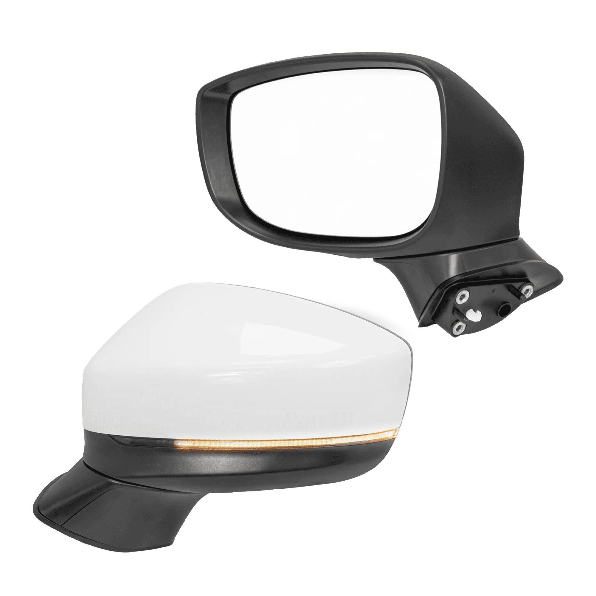 Espejo Izquierdo Eléctrico Mazda Cx5 2018-2025 Con Luz Direccional Con Desempañante 8 Pines