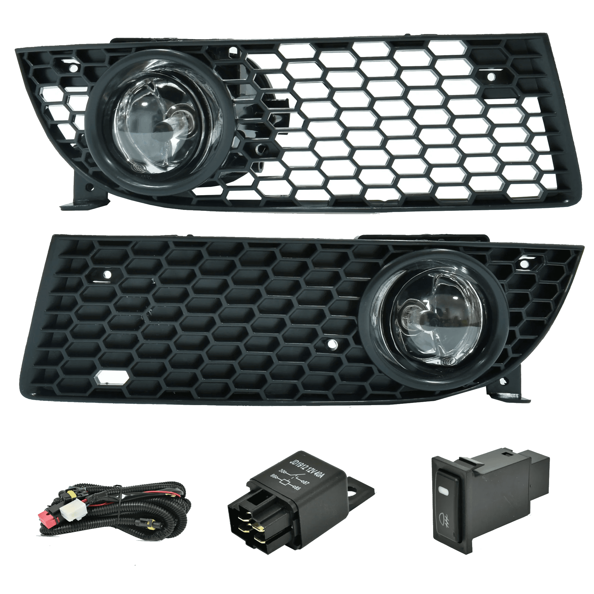 Kit faros niebla Volkswagen Jetta Clasico 2008-2015 con arnes switch Universal y focos