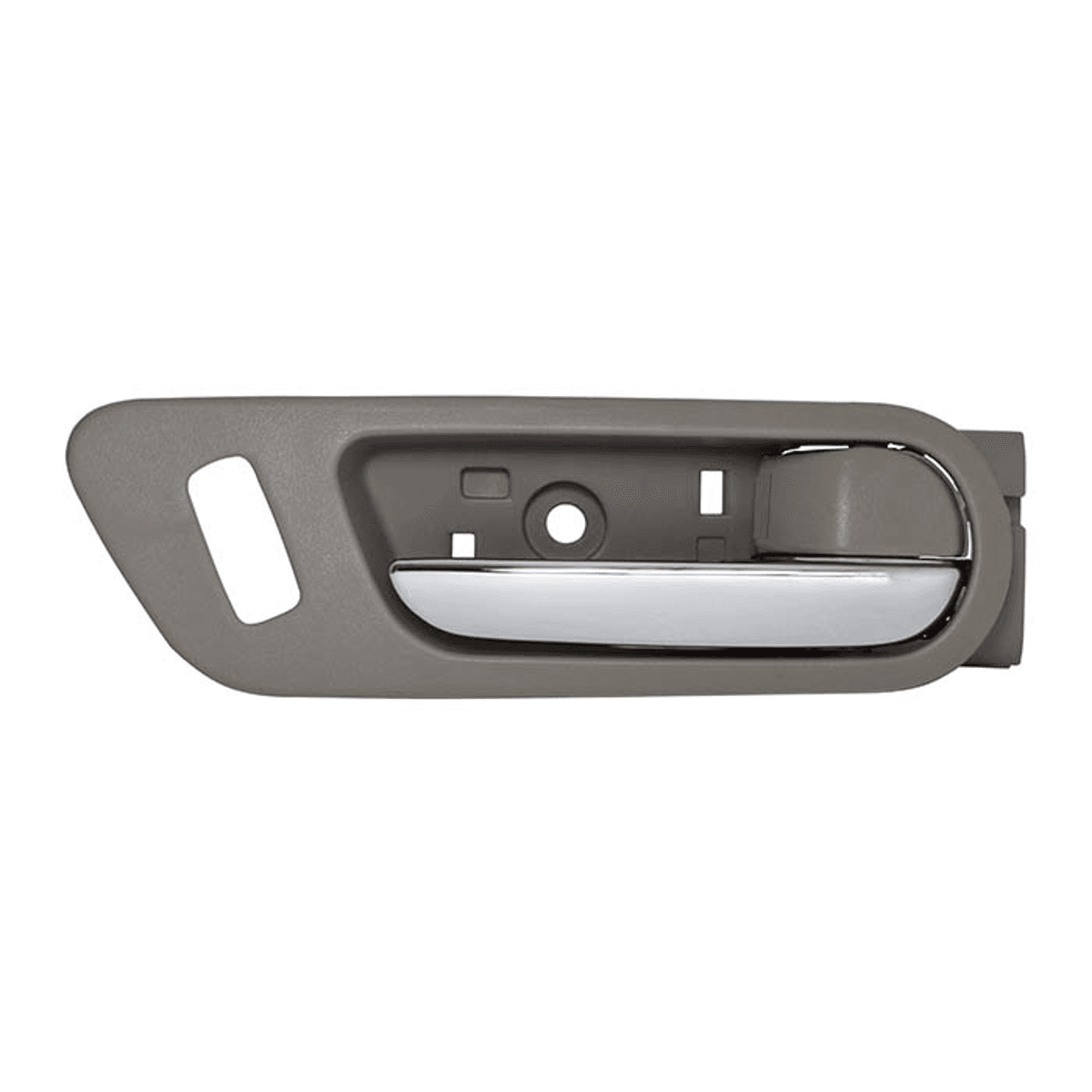 Manija Interior Mazda 6 2009-2013 Con Hoyo Para Seguro Beige/Cromada Plastico Derecha Delantera Hushan