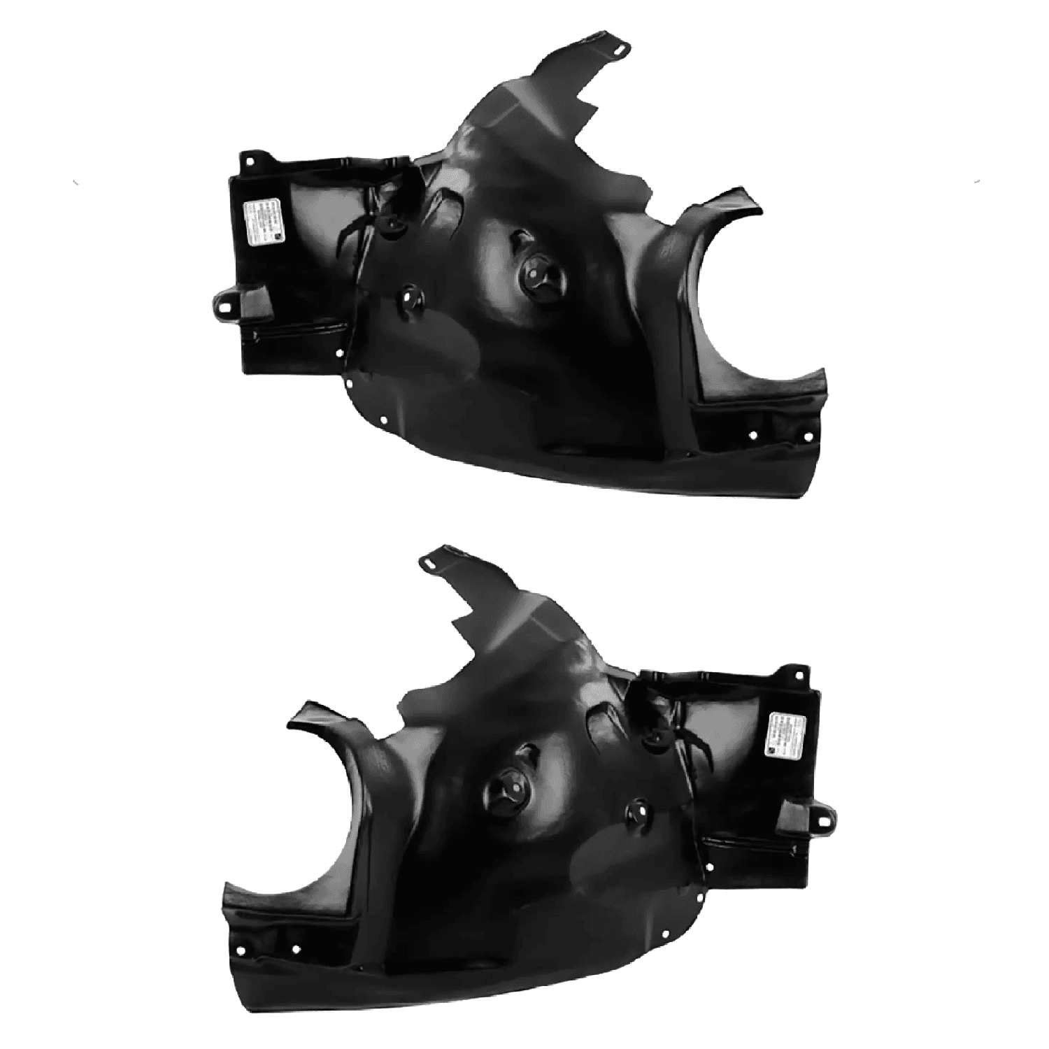 Par Tolvas Salpicadera Seccion Trasera Mercedes Benz Clase C 2001-2007