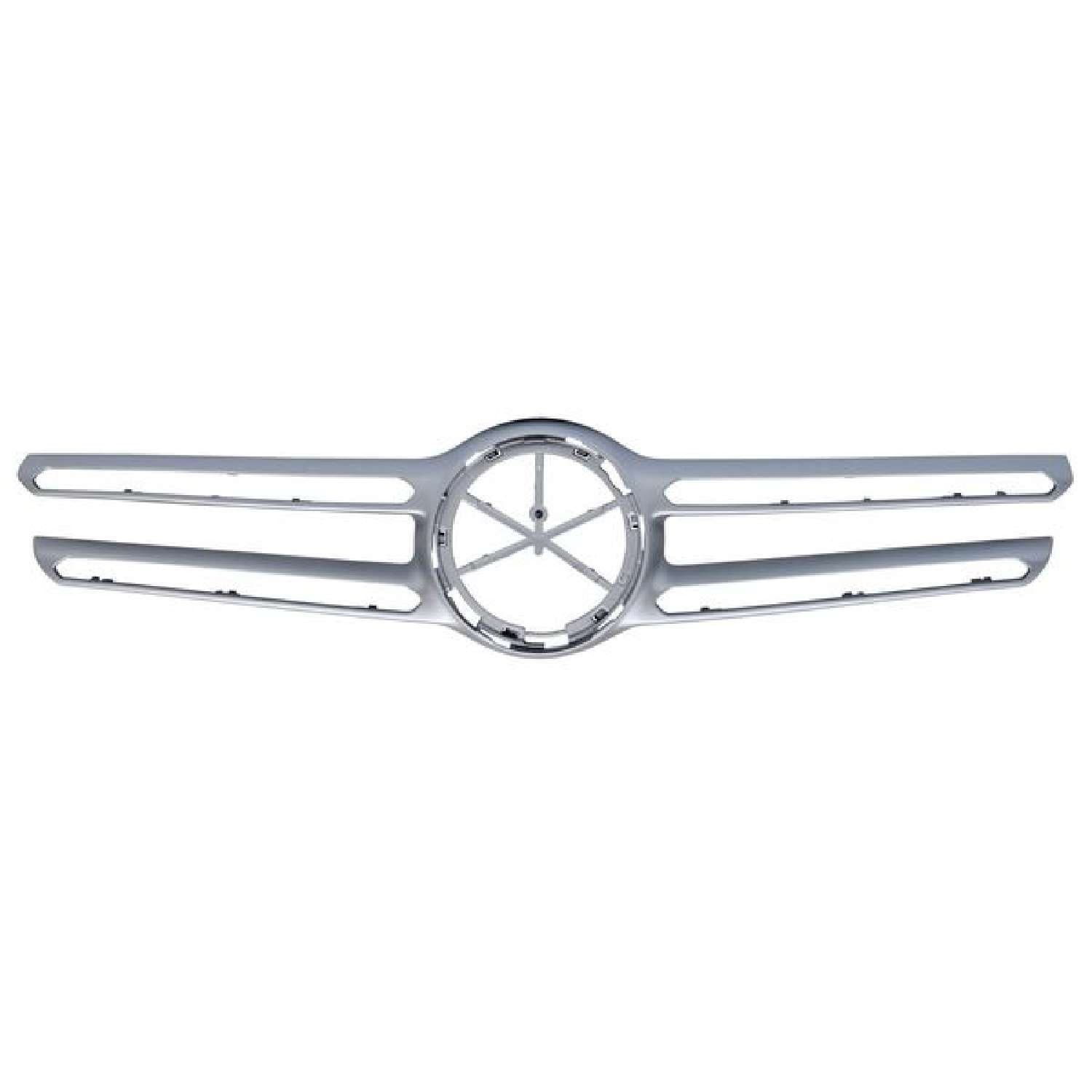 Moldura Parrilla Mercedes benz Glc 2020-2023 Plata Sin Hoyo Para Camara