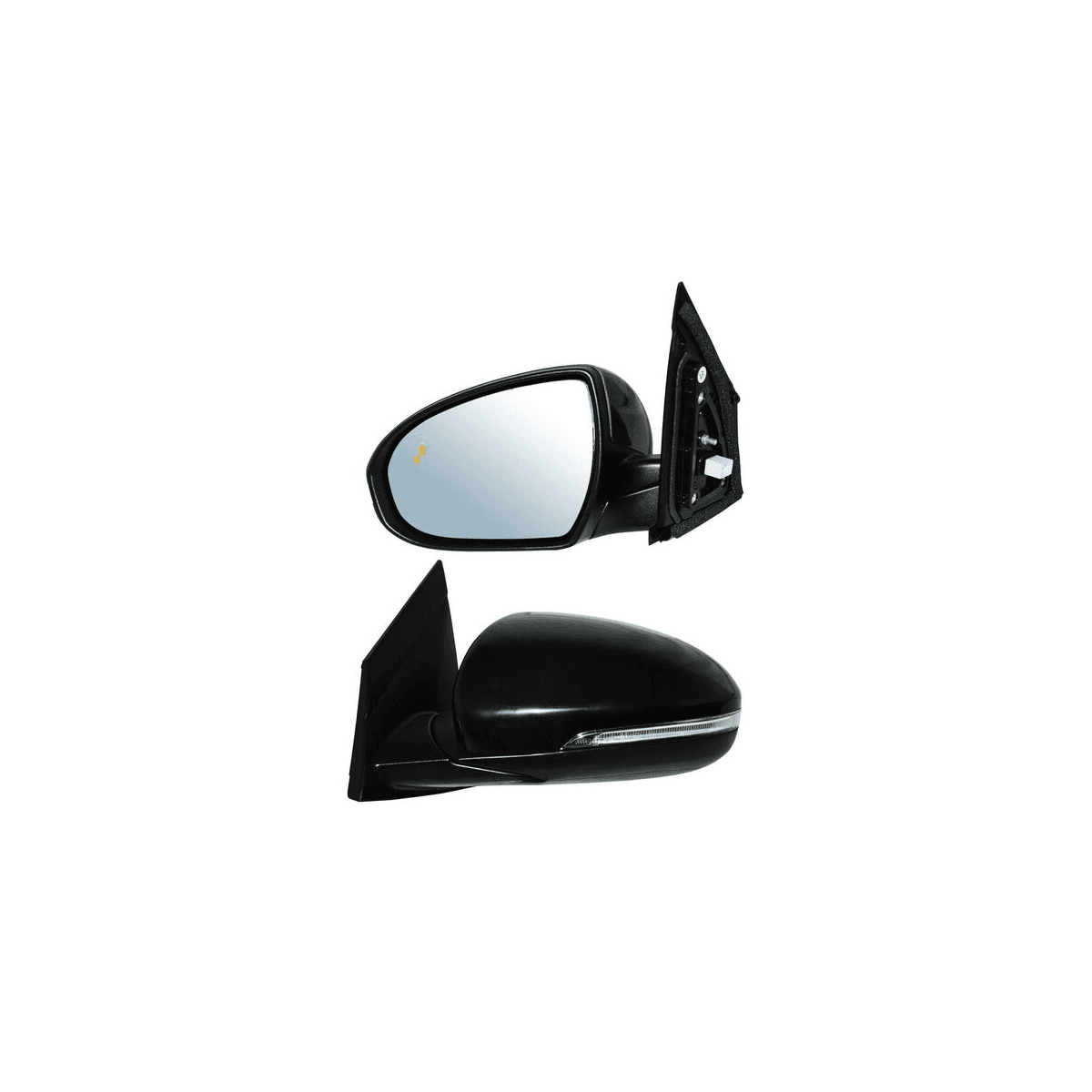Espejo Para Hyundai Tucson 2016-2019 Electrico Para Pintar Con Desempañante Con Direccional Con Sensor Punto Ciego 8 Pines Izquierdo