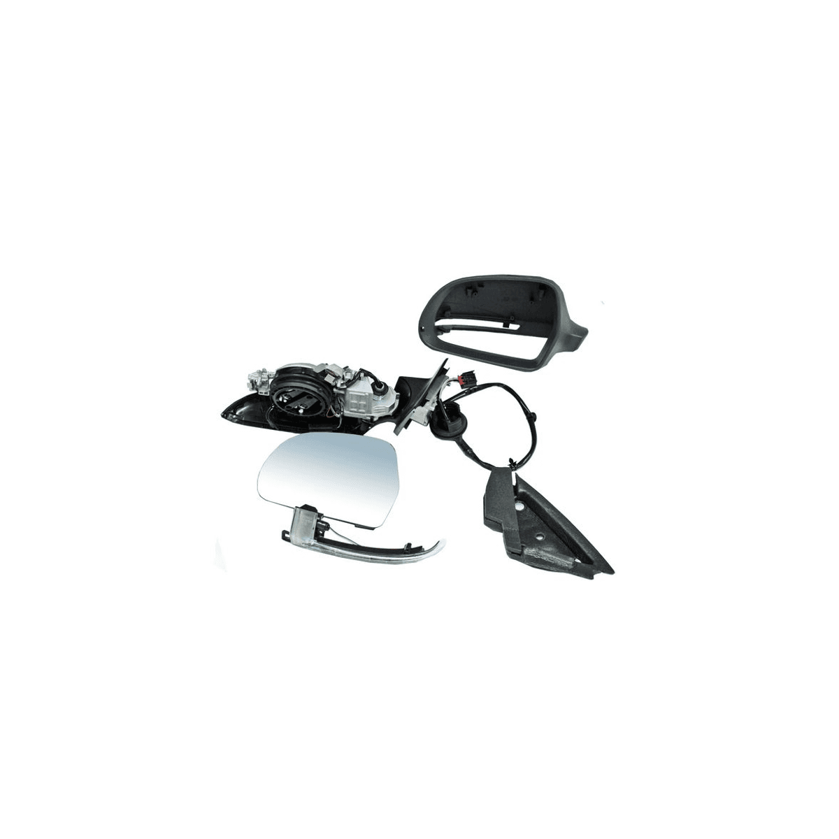 Espejo Audi A3 Tfsi 2.0/ Tfsi 2.0 Quattro/ Tdi 2.0 16V Quattro/ Tdi 2.0 16V/ Tdi 1.9/ 1.6/ Tdi 2.0/ Tfsi 1.8 2009-2013 3Puertas Electrico Con Desempañante Con Direccional Para Pintar Derecho