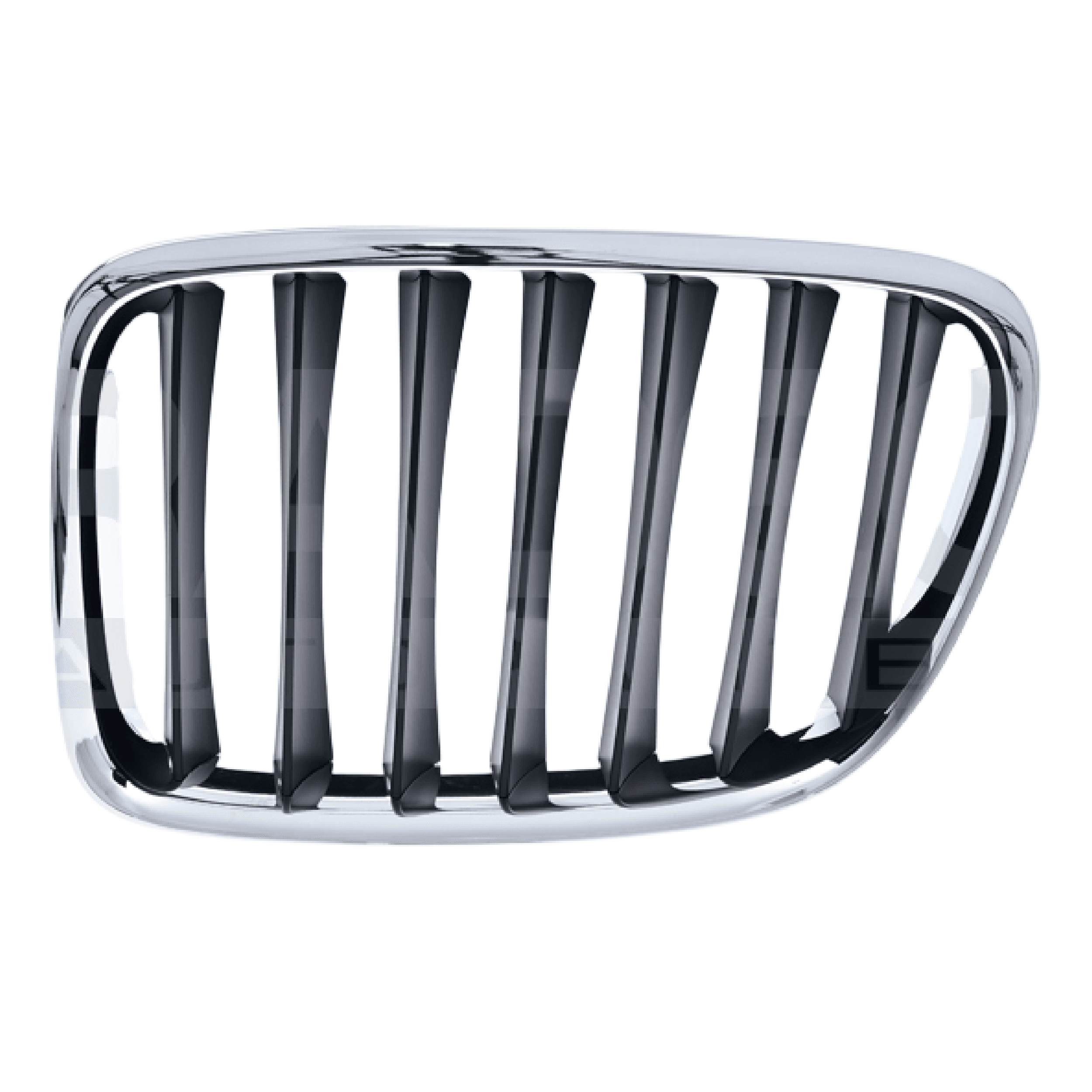 Parrilla Izquierda Negra Filo Cromado Bmw X1 2013-2015