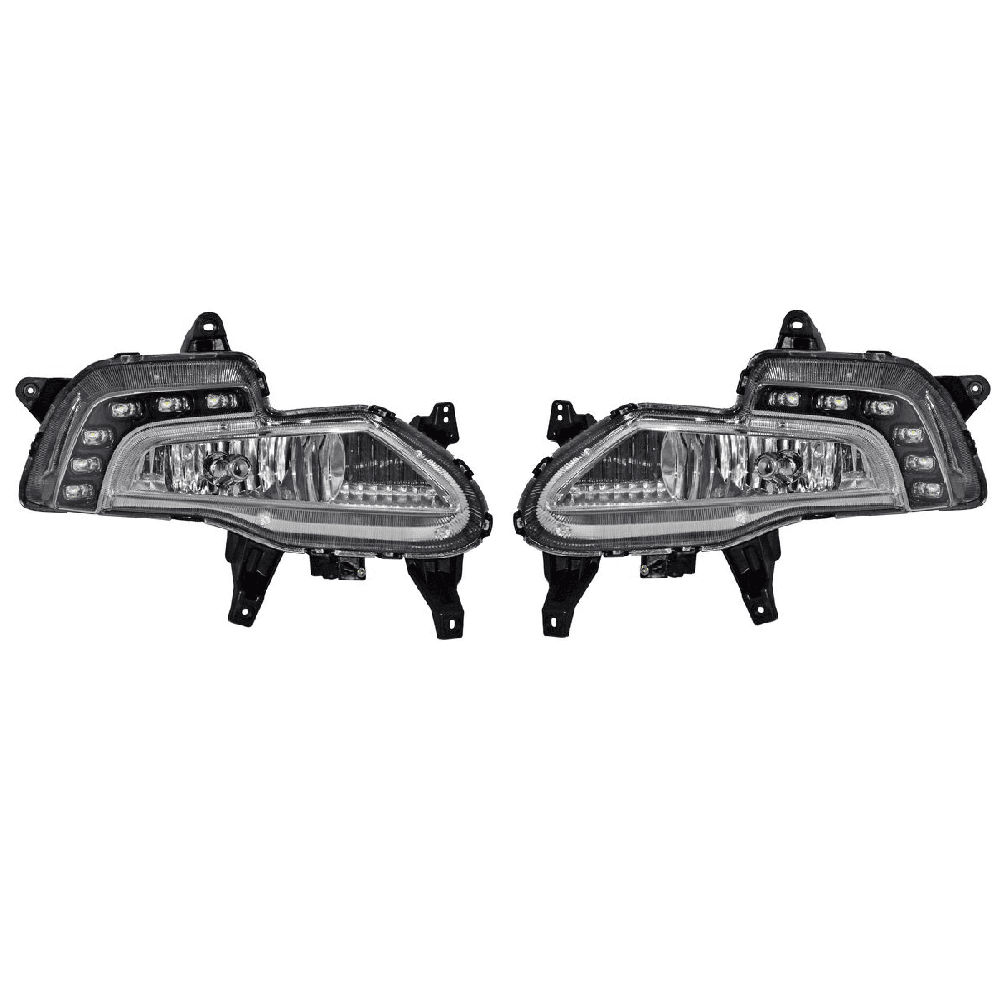 Par Faros Niebla P/hyundai Grand I10 2018-2020 sedan Con Luz De Dia