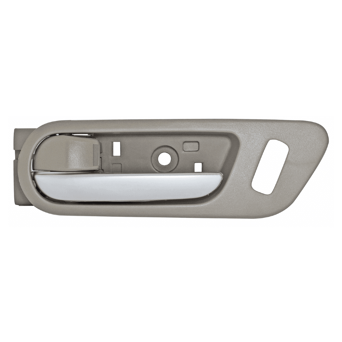 Manija Interior Mazda Cx-9 2007-2015 Con Hoyo Para Seguro Beige/Plata Plastico Izquierdo Delantera Hushan
