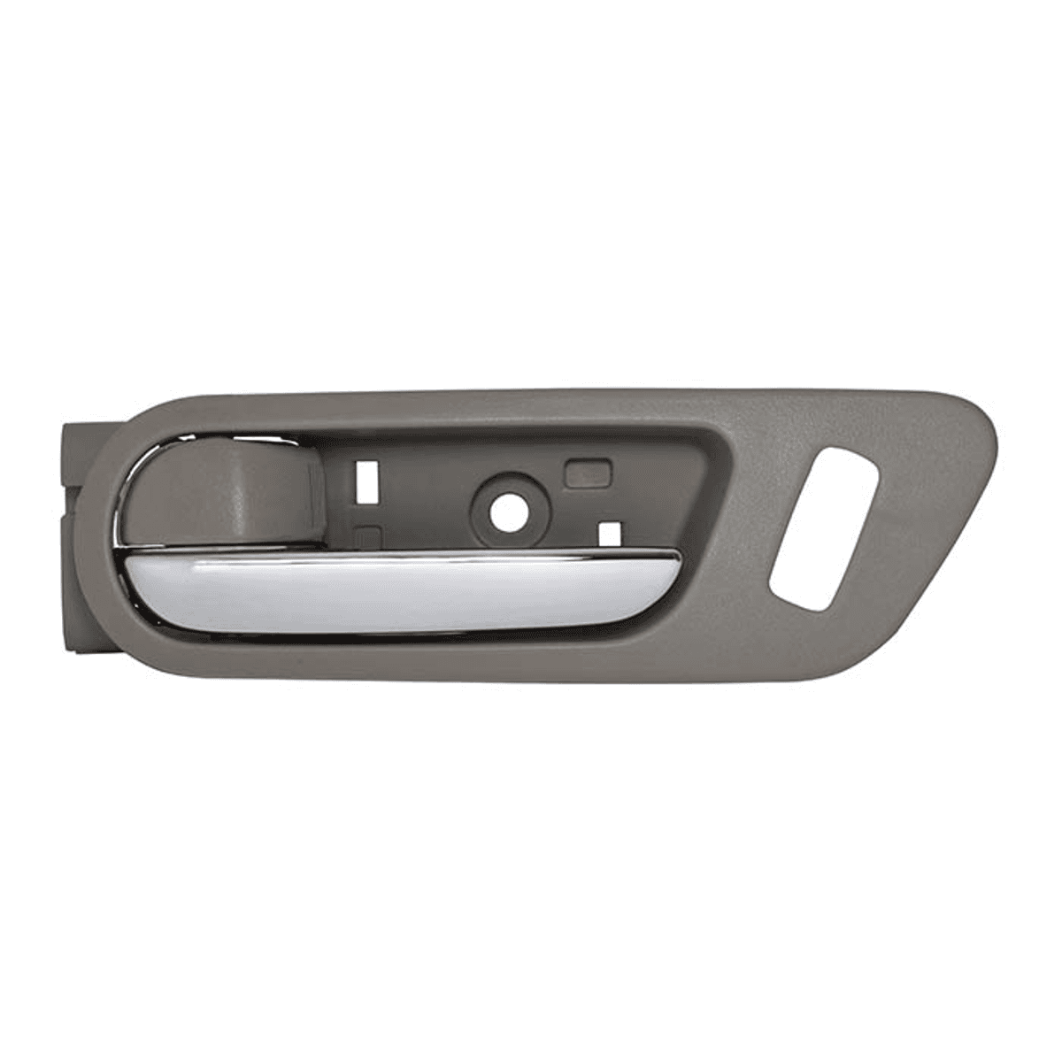 Manija Interior Mazda Cx-9 2007-2015 Con Hoyo Para Seguro Beige/Cromada Plastico Izquierdo Delantera Hushan