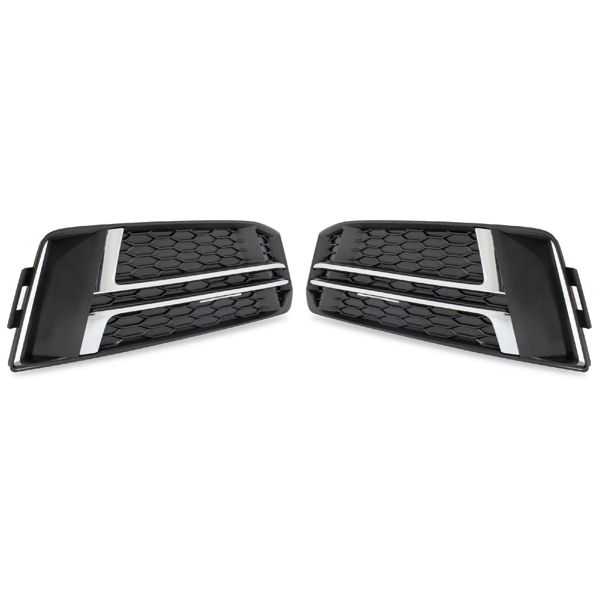Par Rejillas Audi A4 S-line Filo 2017-2019 Cromada