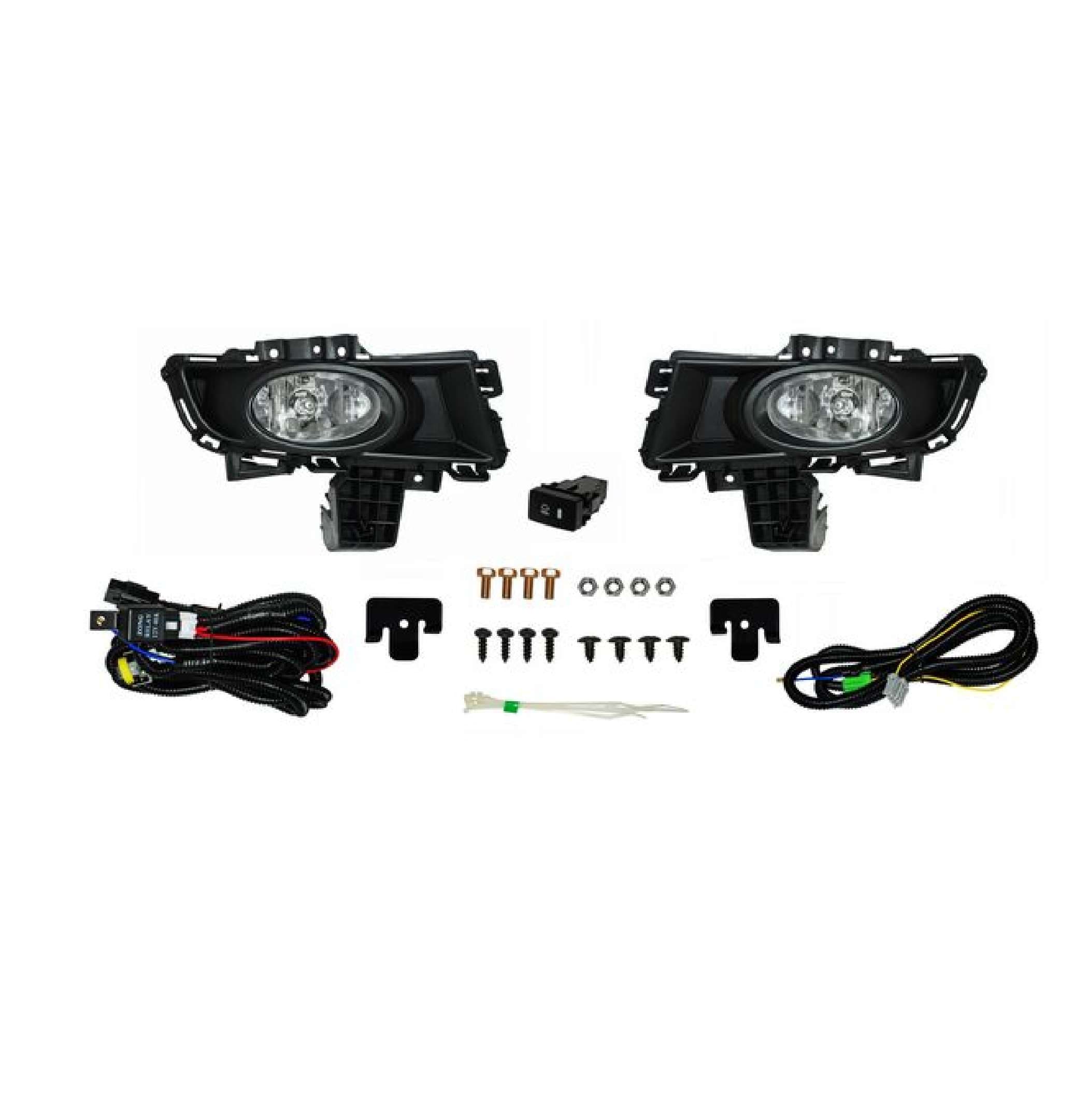 Faro Niebla Mazda 3 2006-2009 Con Parrilla Juego