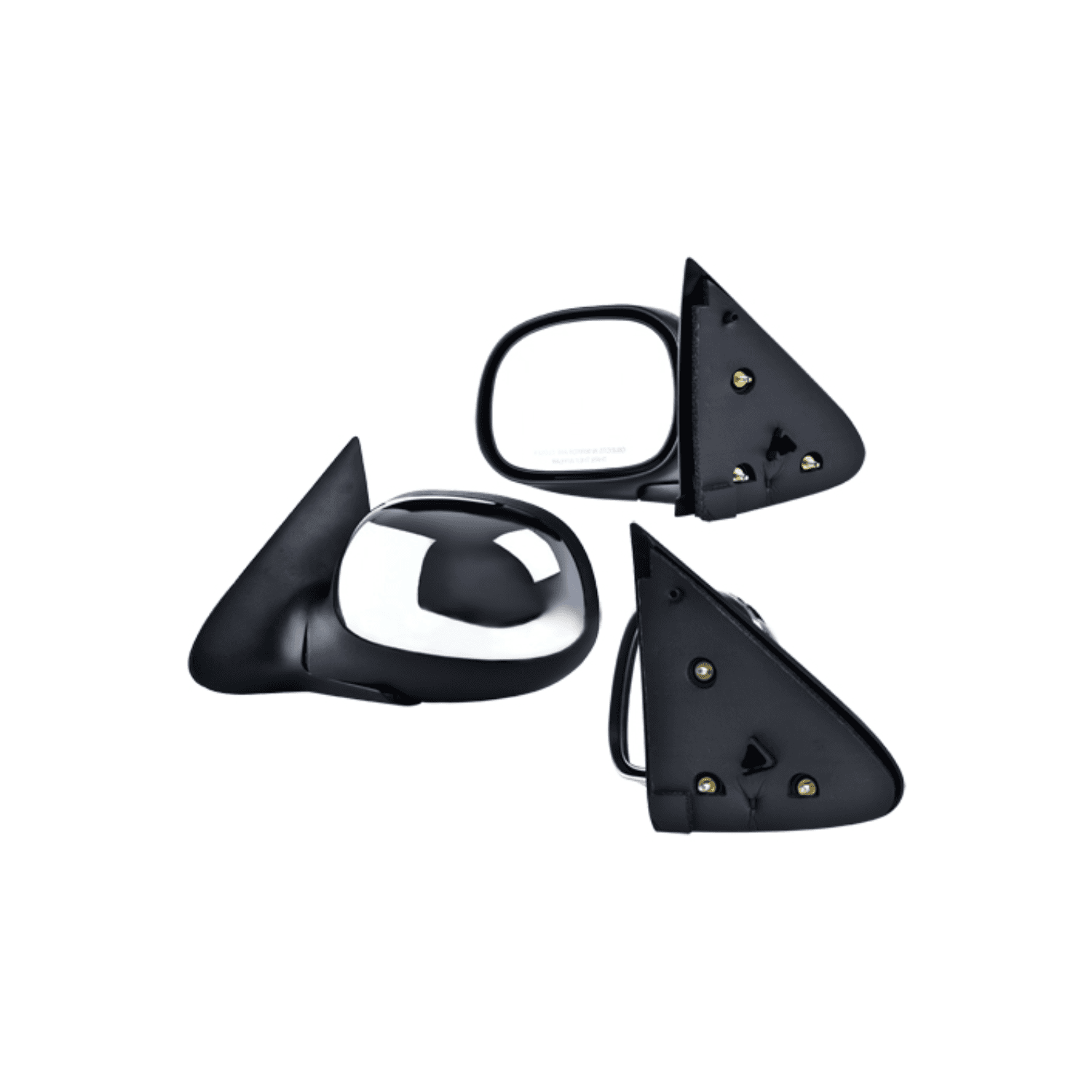 Espejo Izquierdo Cromado Ford F-150 4.6 2P 1997-2009 / Ford F-150 5.0 2P 1997-2009 / Ford F-150 4.6 4P 1997-2009 / Ford F-150 5.0 4P 1997-2009 / Ford F-250 1997-2009 / Ford Lobo 1997-2003
