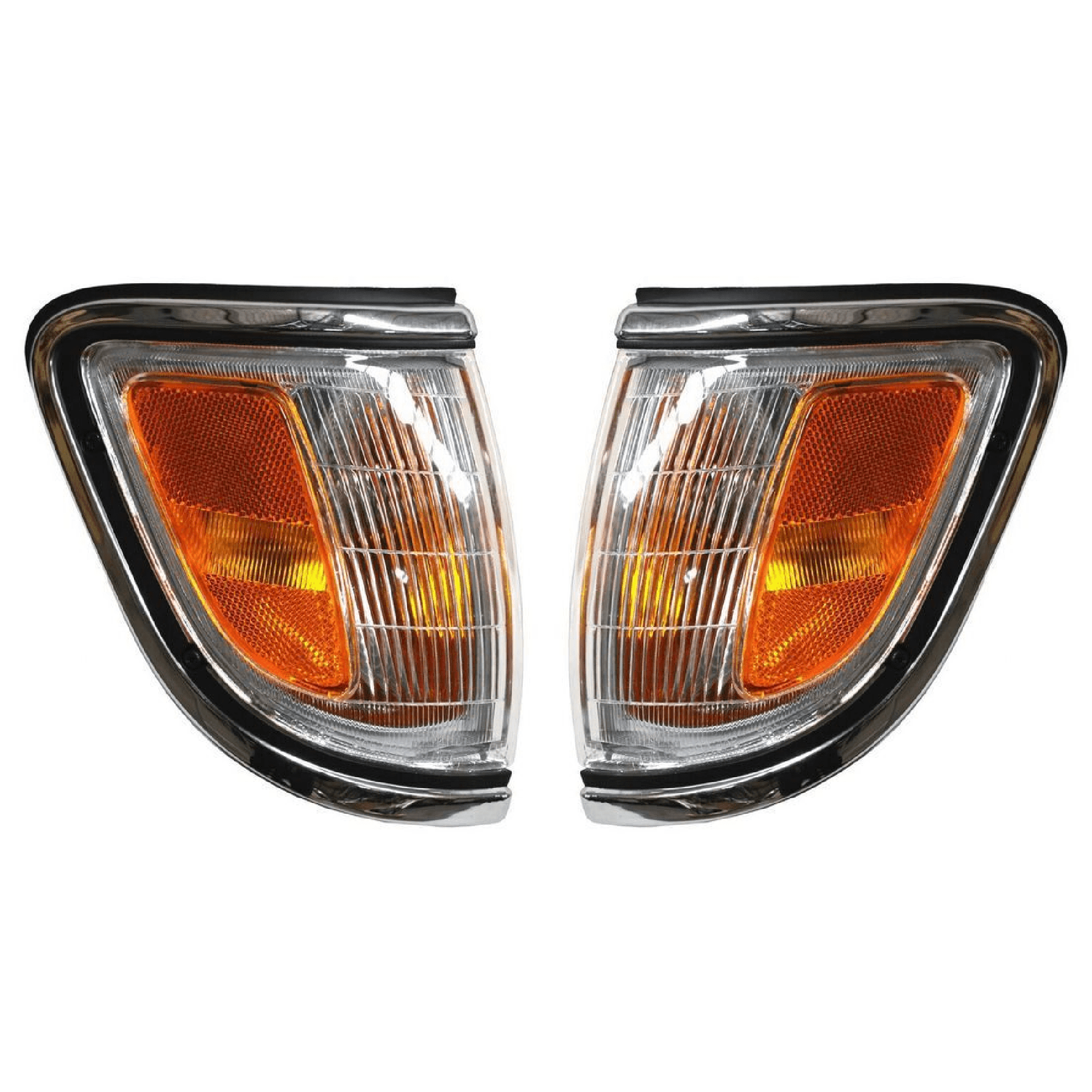 Par Cuartos Punta Toyota Tacoma 1995-1996 2Wd Cromada