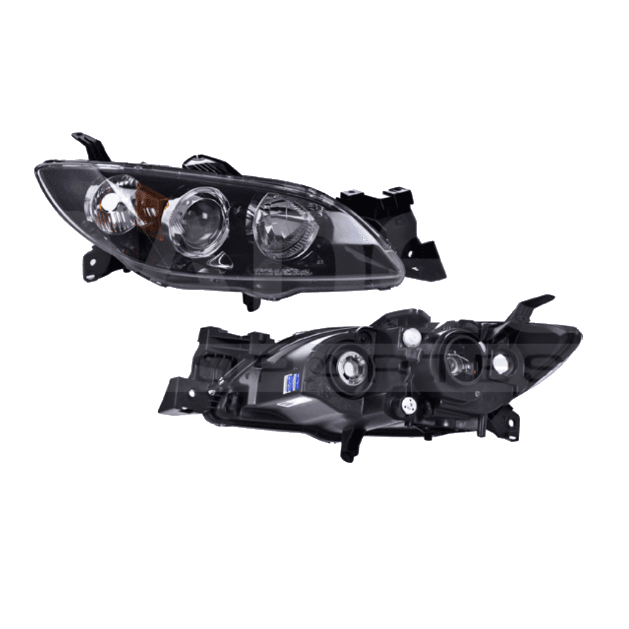 Faro Derecho Mazda 3 2004-2009 4 Puertas Para Foco Halogeno Depo