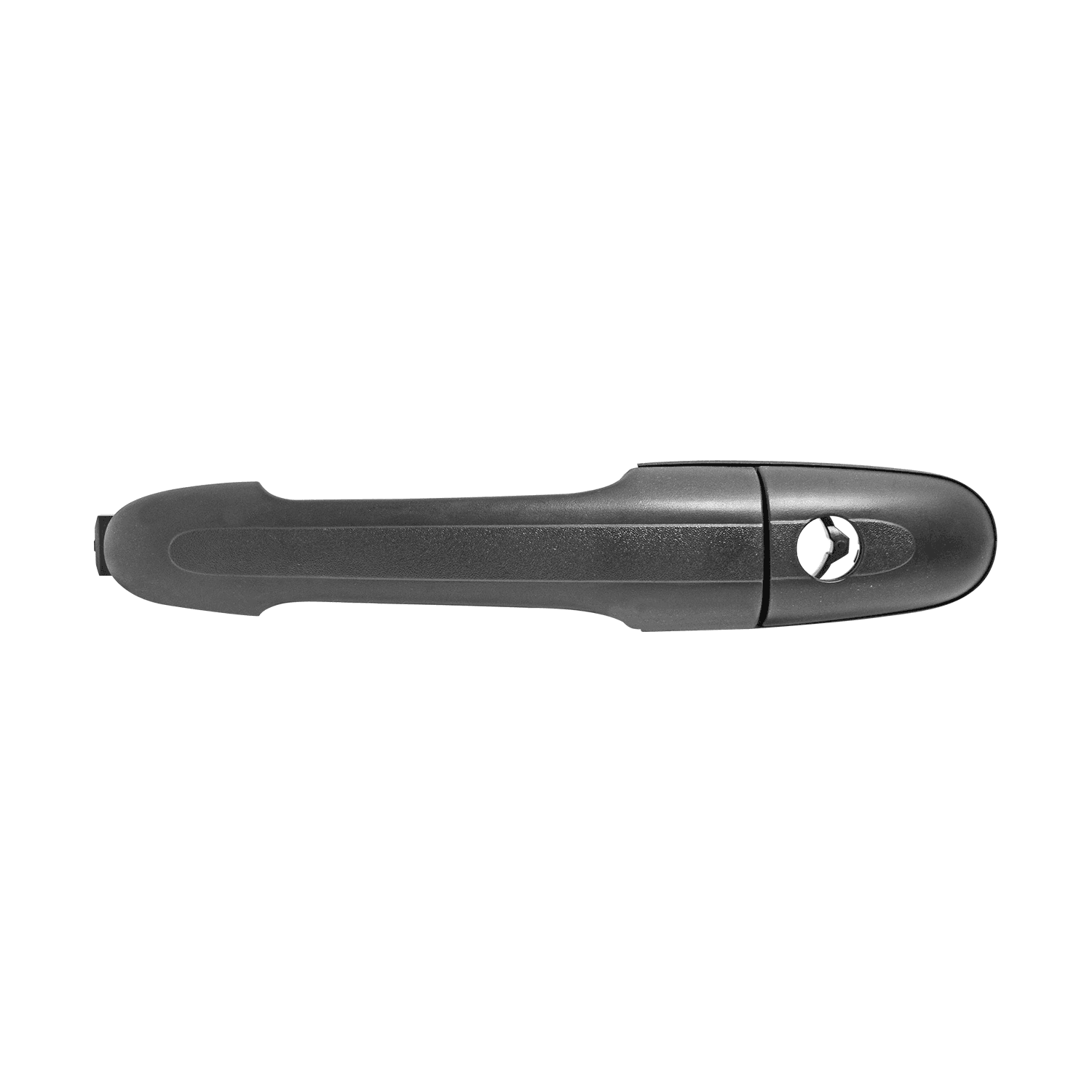 Manija Exterior Mercedes-Benz Viano 2004-2014 Con Hoyo Para Llave Corrugada Negra Plastico Izquierdo Delantera Hushan