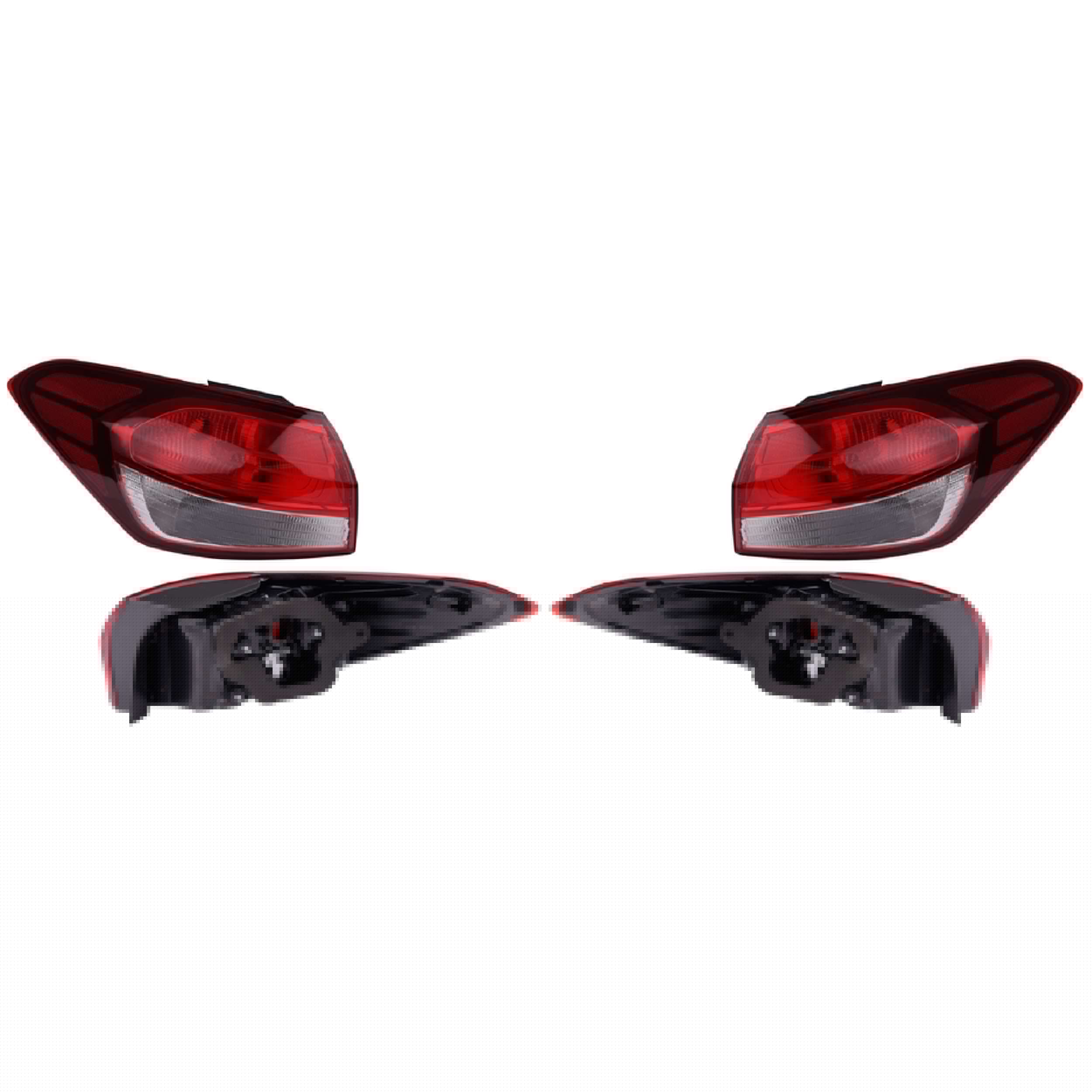 Par Calaveras Exteriores Para Kia Forte Sedan 2017-2018 Depo