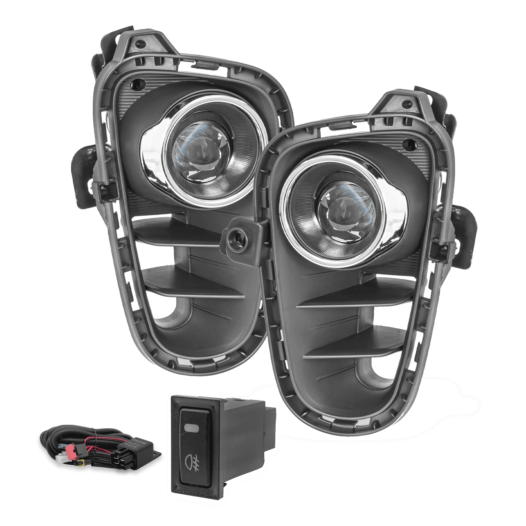 Kit faros niebla Kia RIO 2018-2020 con arnes switch Universal sin focos