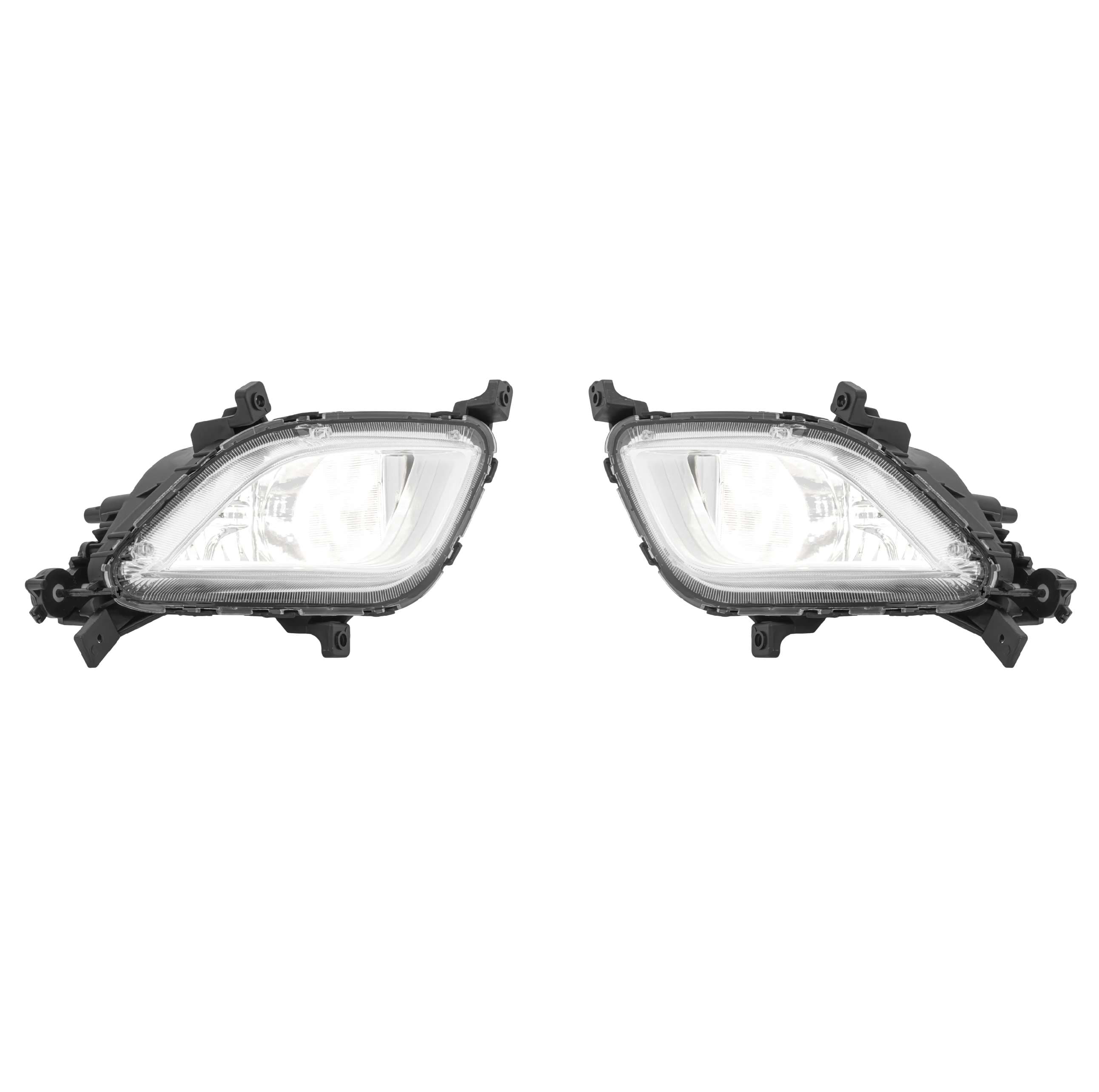 Par de Faros Niebla Kia Forte 2017-2018 Sin Foco