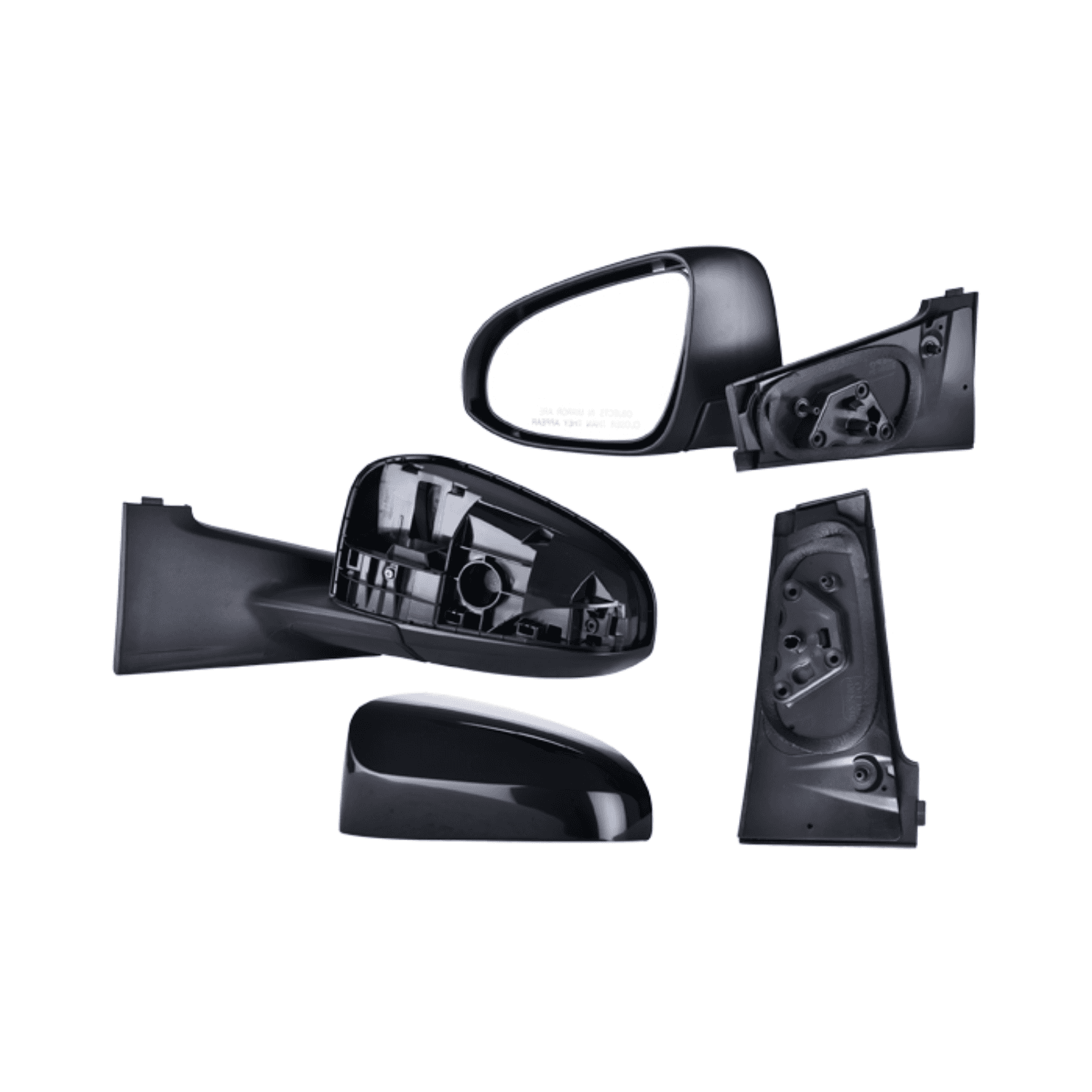 Espejo Izquierdo Corrugado Toyota Yaris Premium H-Back / Toyota Yaris Core H-Back / Toyota Yaris Base H-Back / Toyota Yaris Ce H-Back / Toyota Yaris Se H-Back / Toyota Yaris Le H-Back / Toyota Yaris L H-Back 2012-2016