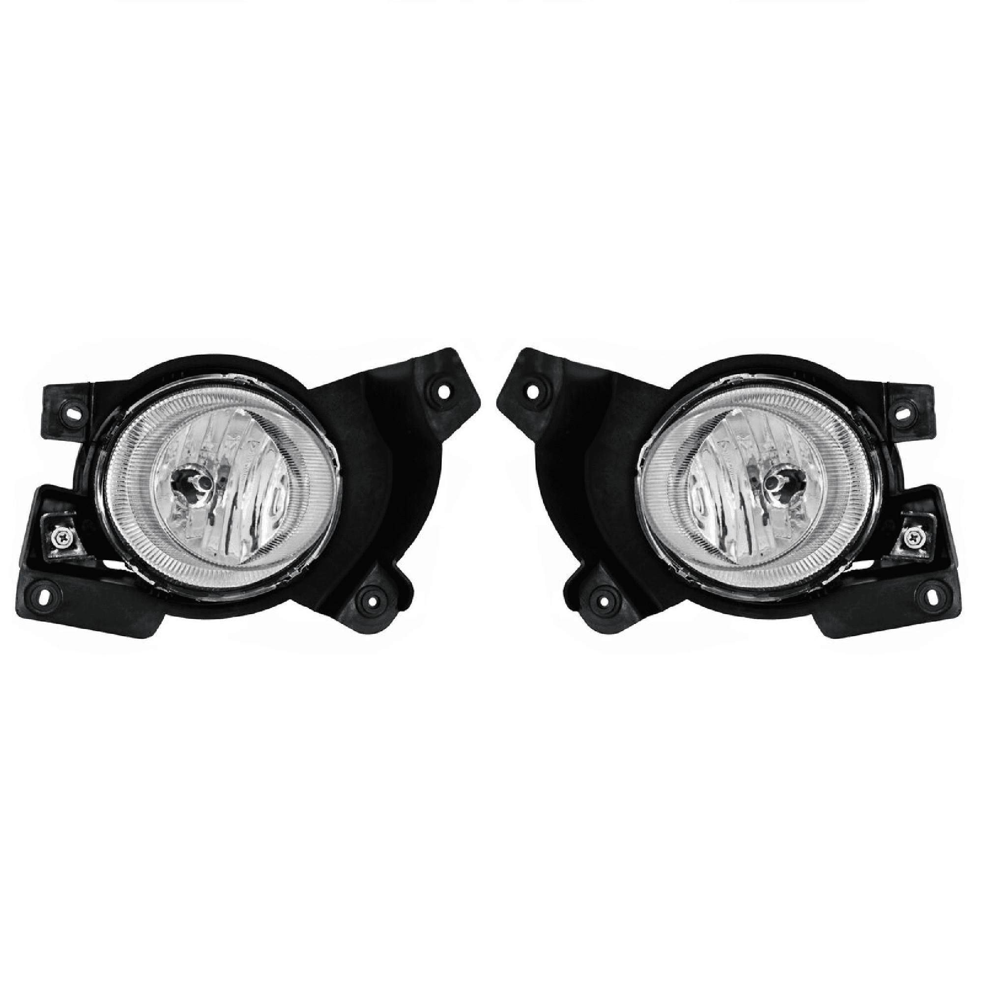 Par Faros Niebla P/hyundai Grand I10 2015-2017 Para Parrilla Con Arillo Cromado