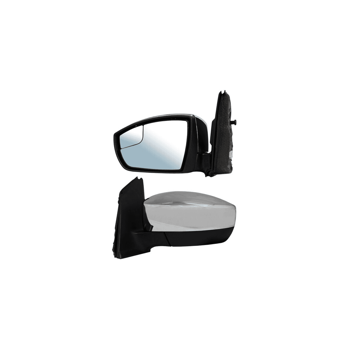 Espejo Ford Escape 2013-2016 Electrico Cromado Con Punto Ciego Con Desempañante 5 Pines Izquierdo