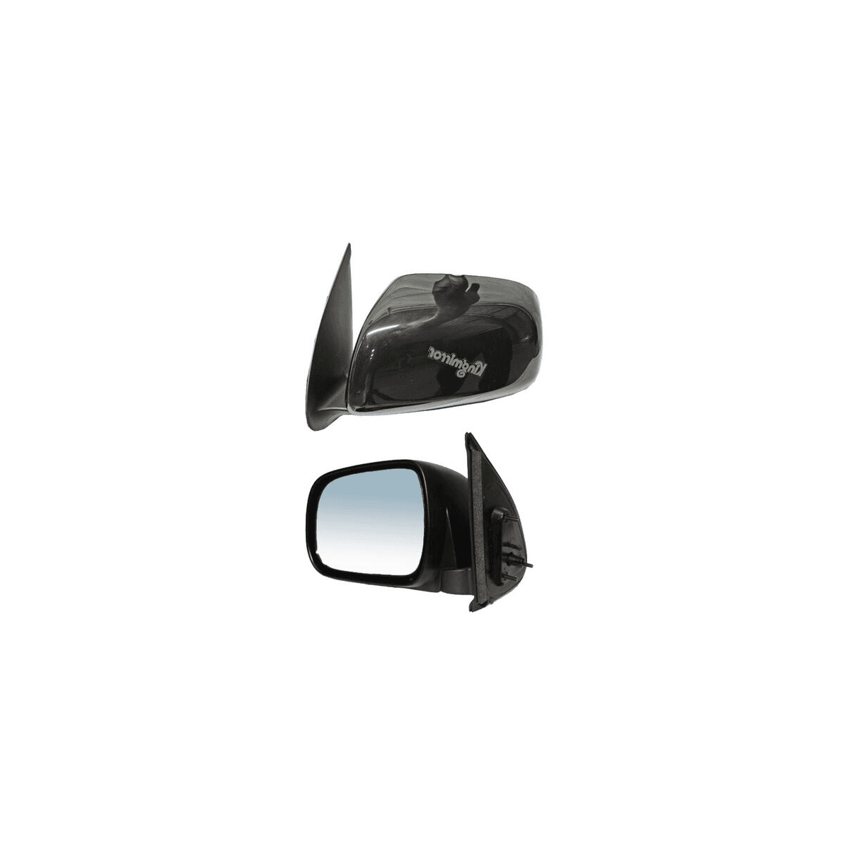Espejo Toyota Hilux 2005-2011 Sin Control Negro Liso Izquierdo