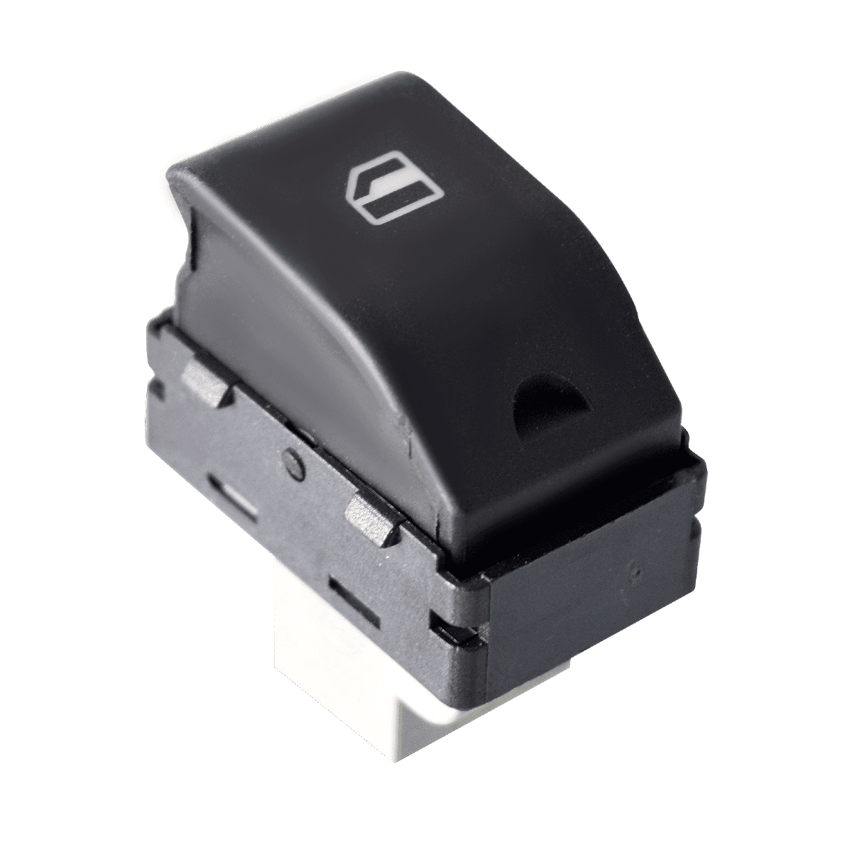 Control Electrico De Elevador Volkswagen Crossfox 2007-2017 4 Pines 1 Tecla Negro Base Gris Doble Click 12V Manijauto
