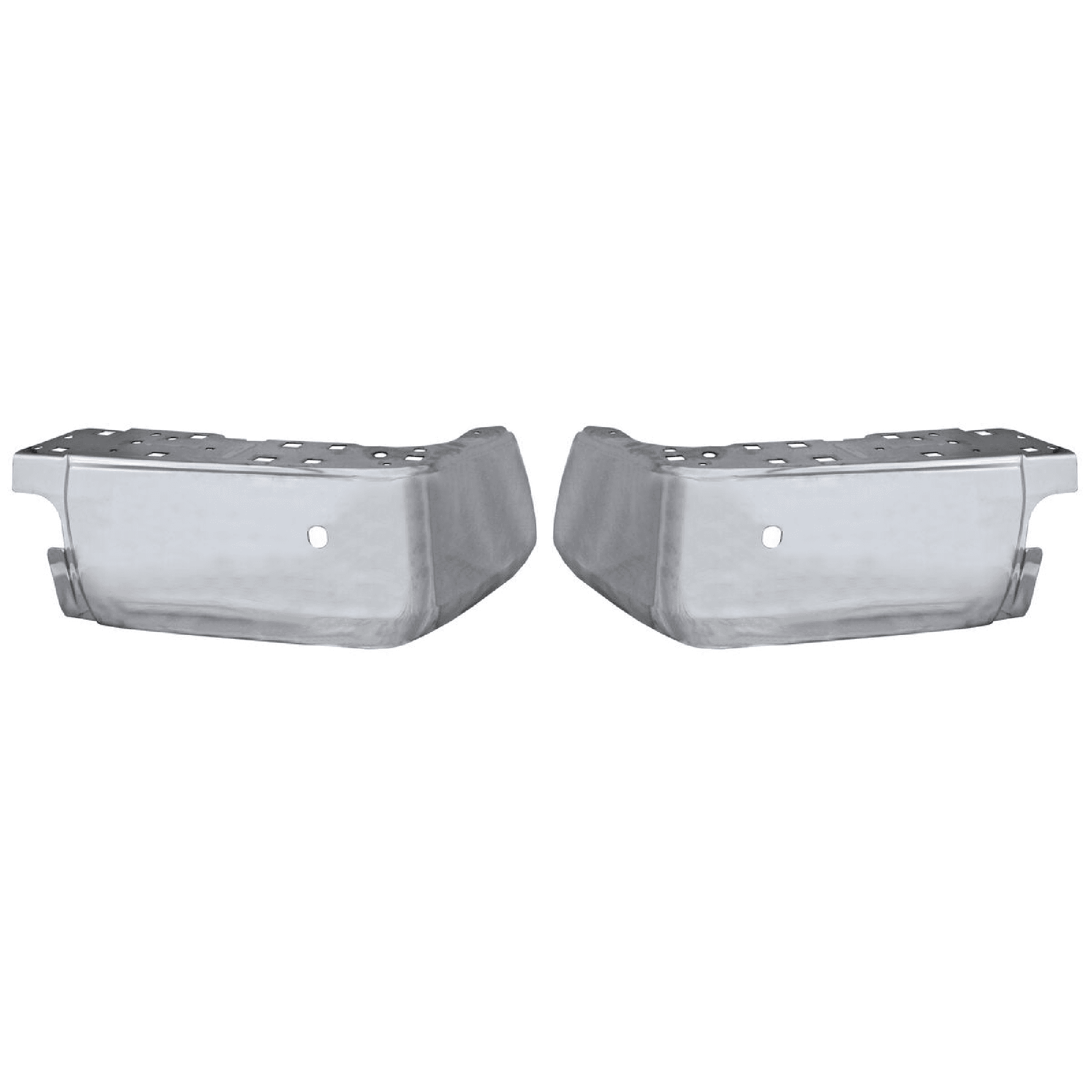 Par Alerones Traseros Toyota Tundra 2014-2016 Cromada Con hoyo Para Sensor