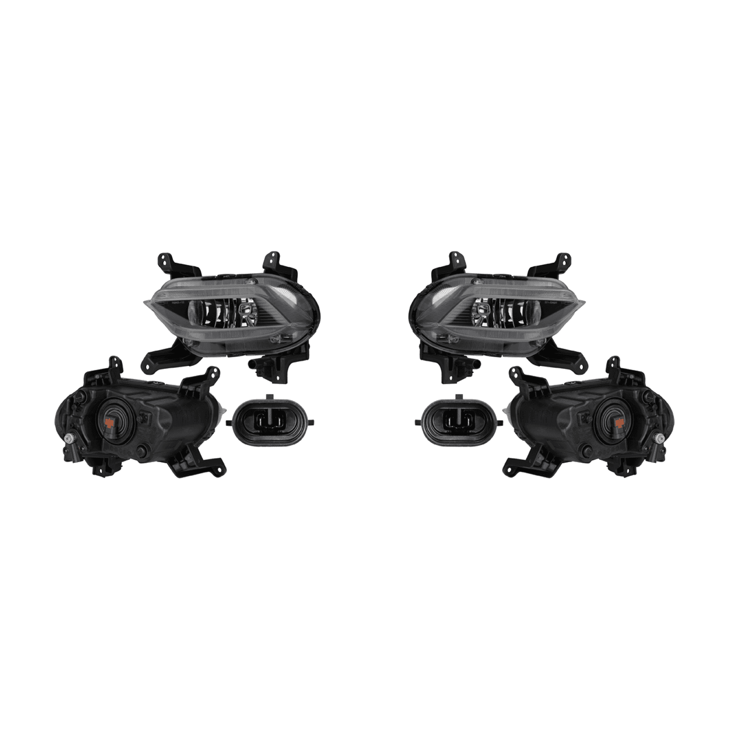 Par Faros Niebla P/Hyundai Santa Fe Sel 2019-2020 Depo