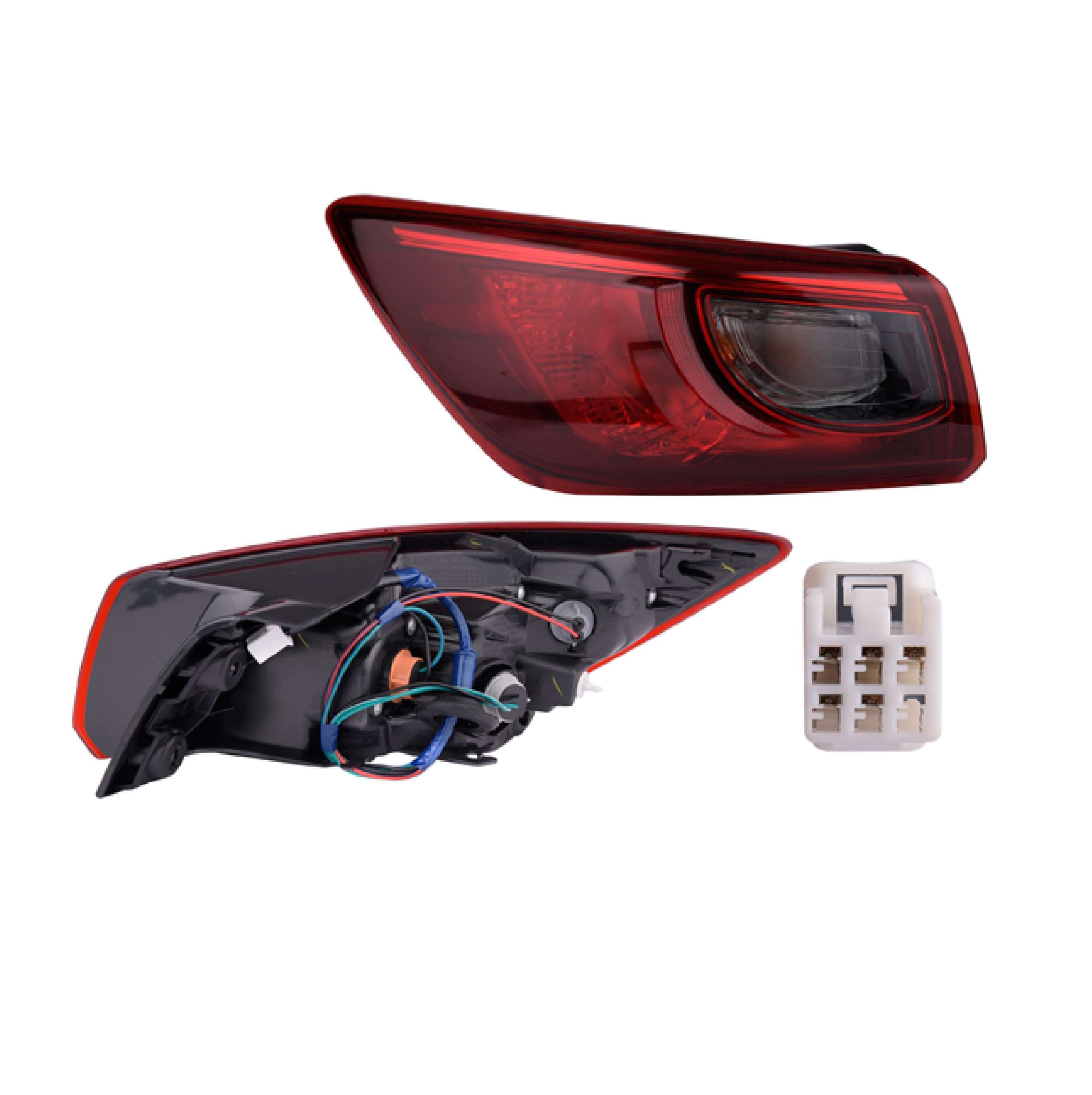 Calavera Exterior Mazda Cx3 2016-2024 Depo Izquierda