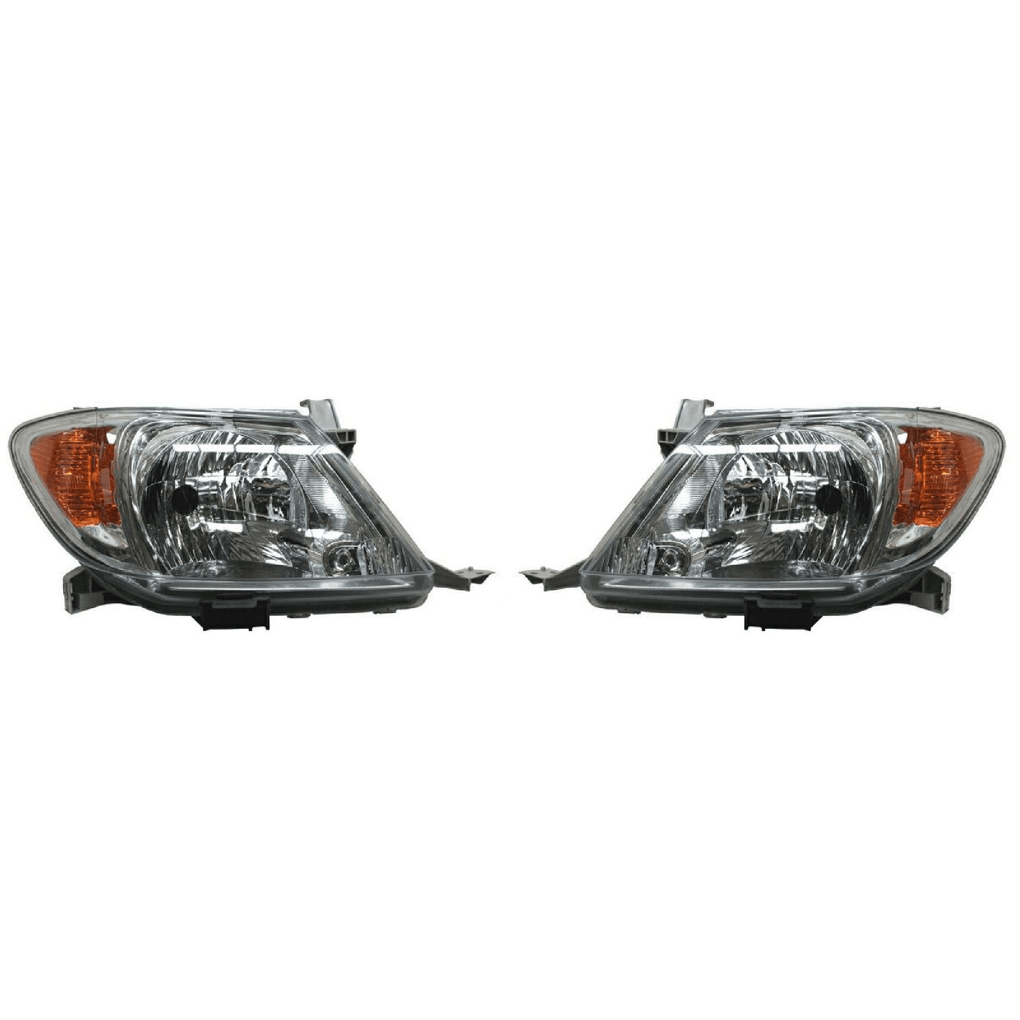 Par Faros Toyota Hilux 2006-2008 Cuarto Ambar