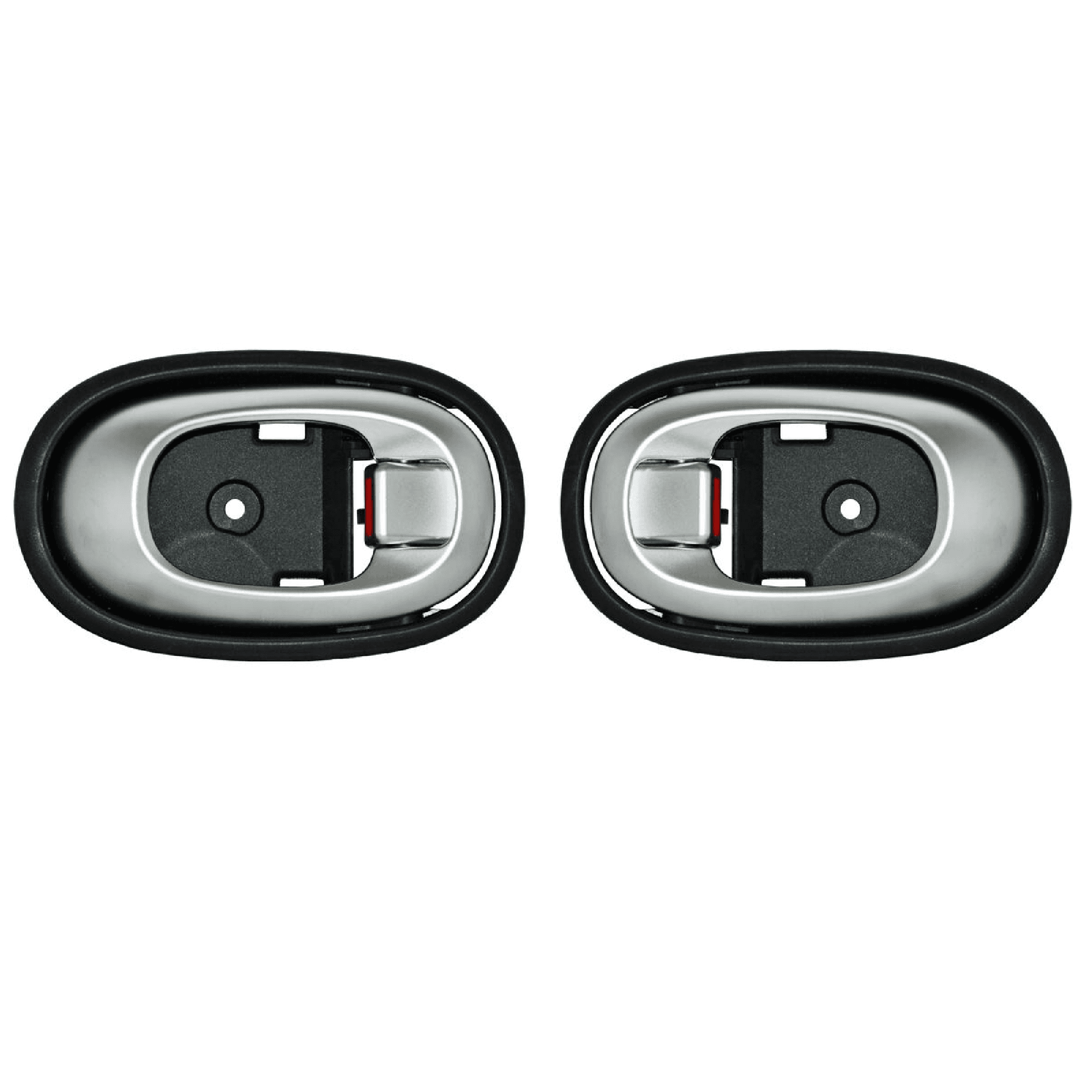 Par Manijas Interiores P/Kia Soul 2016-2018 Delantera/ Trasera Negro/ Plata