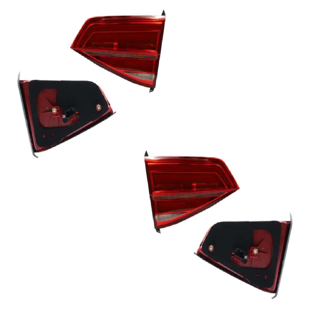 Par Calaveras Interior Volkswagen Jetta A6 Gli 2015-2018 Con Led Sin Arnés Clara Rojo/Blanco