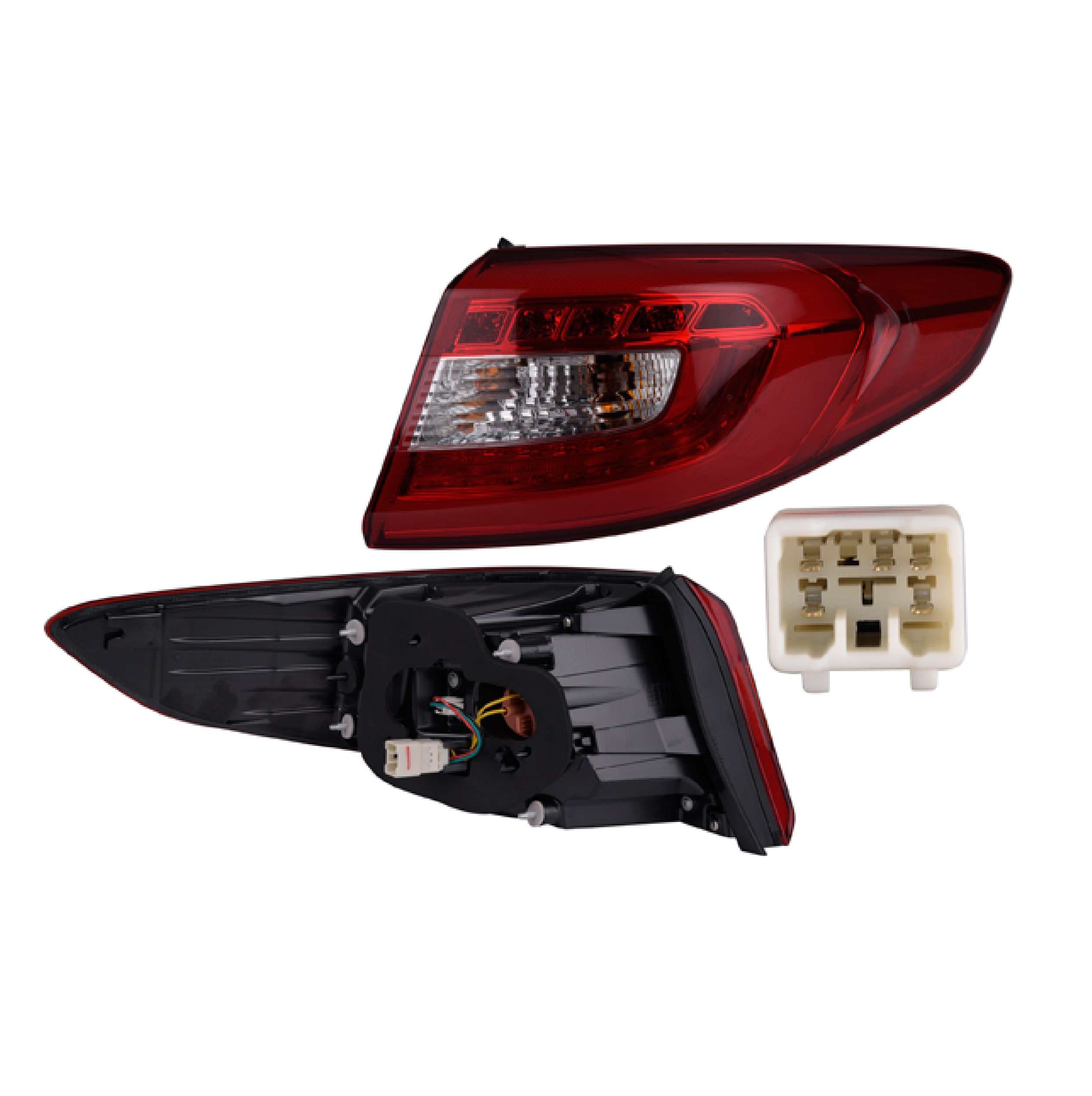 Calavera Exterior Led P/Hyundai Sonata 2015-2017 Depo Derecha